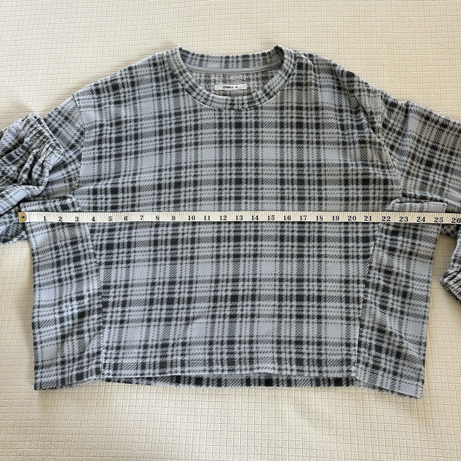 O'Neill O'NEILL Plaid Crewneck Sweater Long Sleeve Xenon Blue Size S Size M / US 6-8 / IT 42-44 - 6 Thumbnail