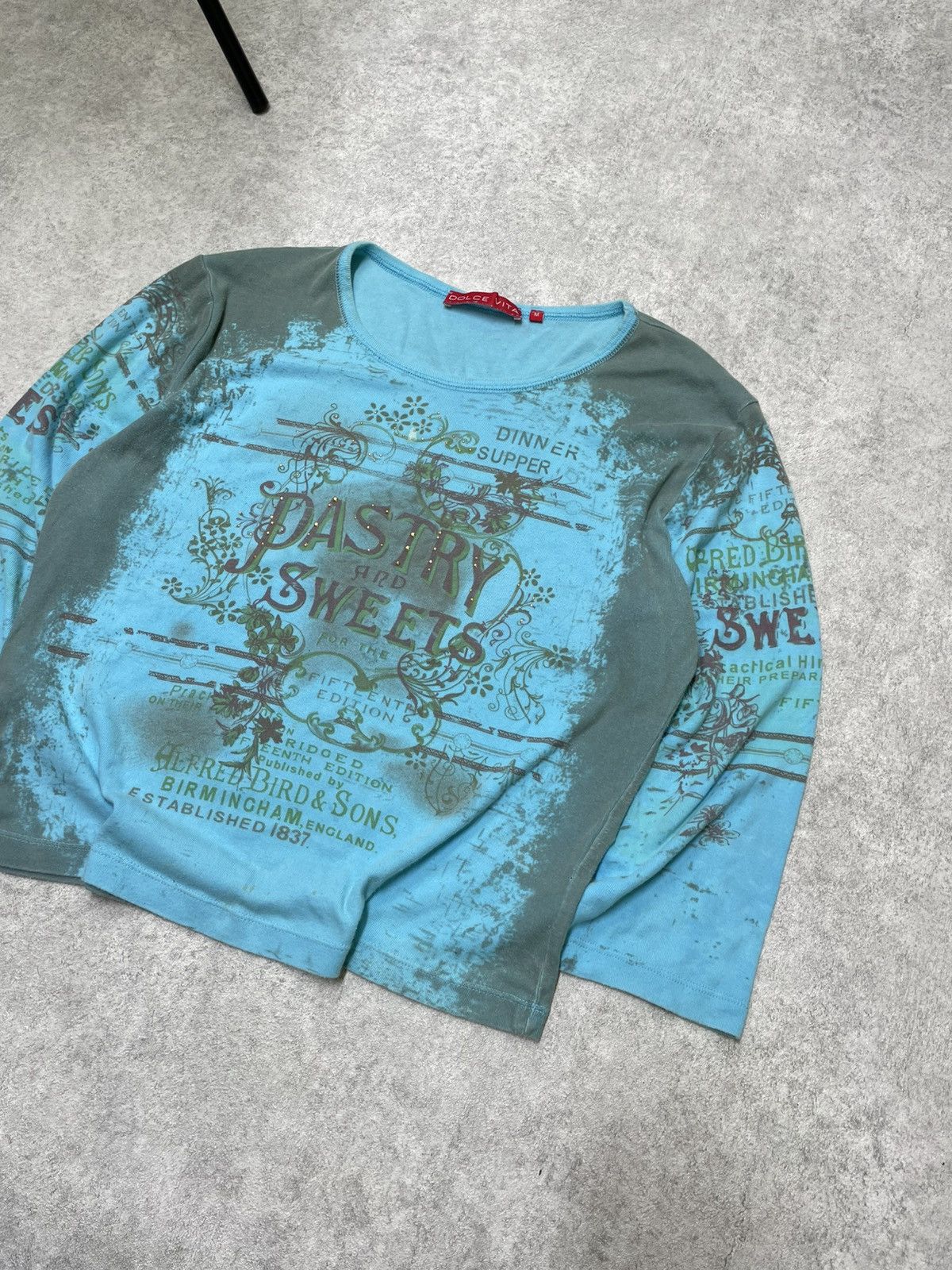 If Six Was Nine × Japanese Brand × Le Grande Bleu (L.G.B.) LGB Pastry And Sweets Longsleeve — Sugary Bliss Size US M / EU 48-50 / 2 - 3 Thumbnail