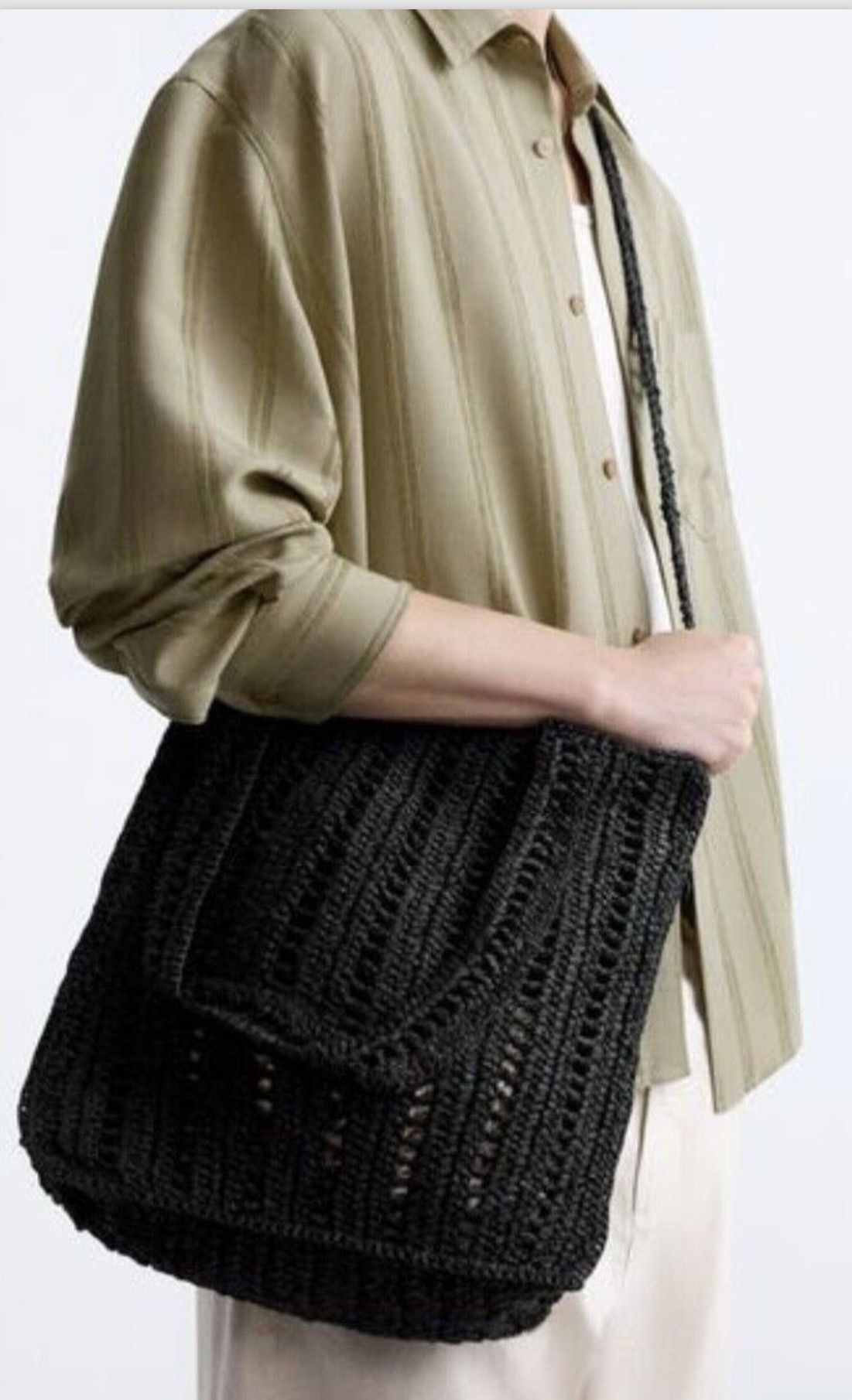 Zara Zara woven tote crossbody bag BNWT Size ONE SIZE - 2 Thumbnail