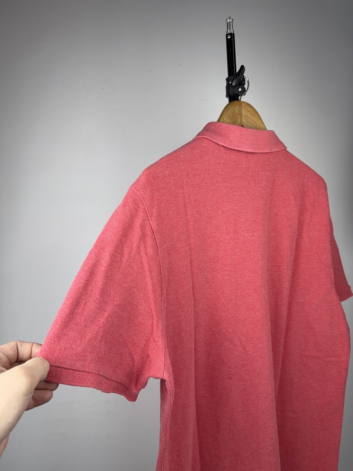 Polo Ralph Lauren Luxury 00s Polo Ralph Lauren Custom Slim Fit Pink Polo Shirt Size US XL / EU 56 / 4 - 9 Thumbnail