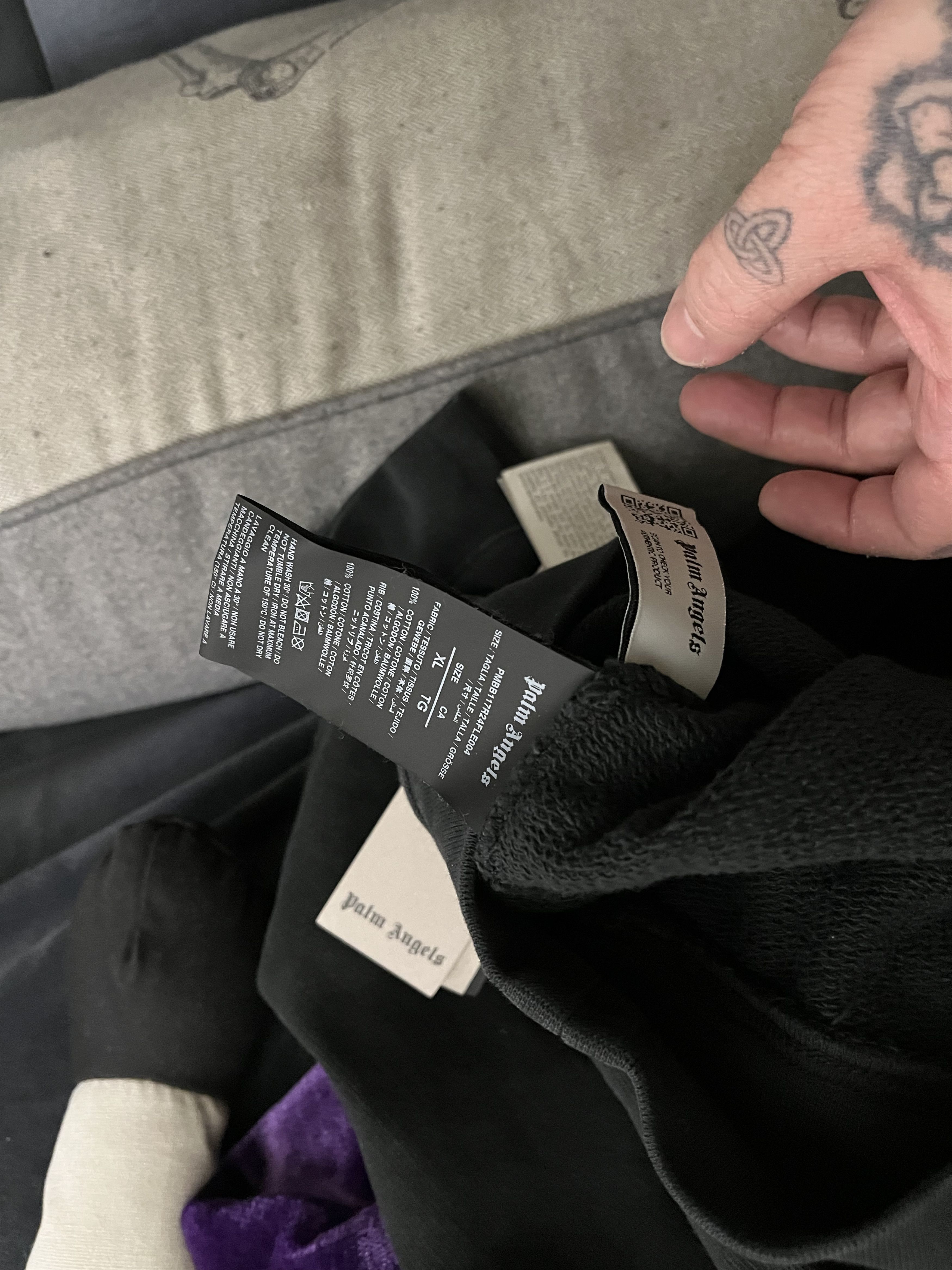 Palm Angels Foggy logo Size US XL / EU 56 / 4 - 7 Thumbnail