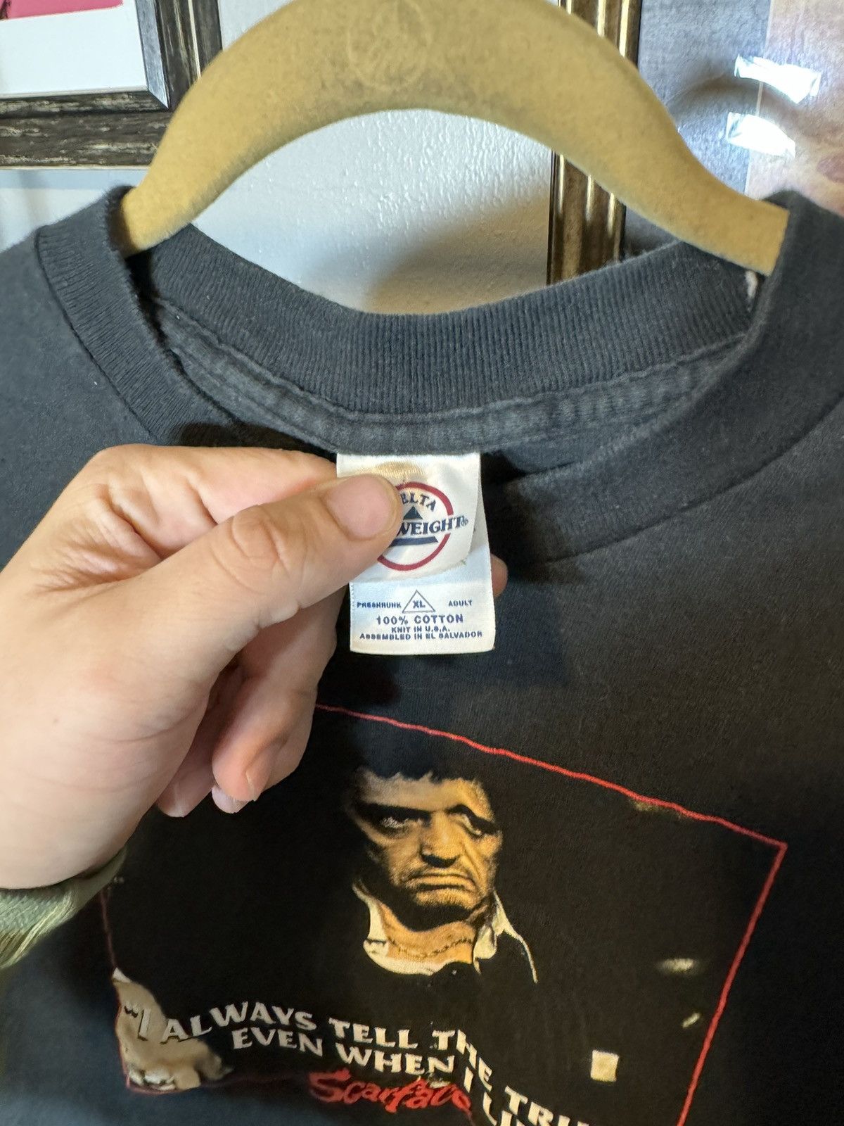 Vintage Vintage Scarface Shirt Size US XL / EU 56 / 4 - 3 Thumbnail