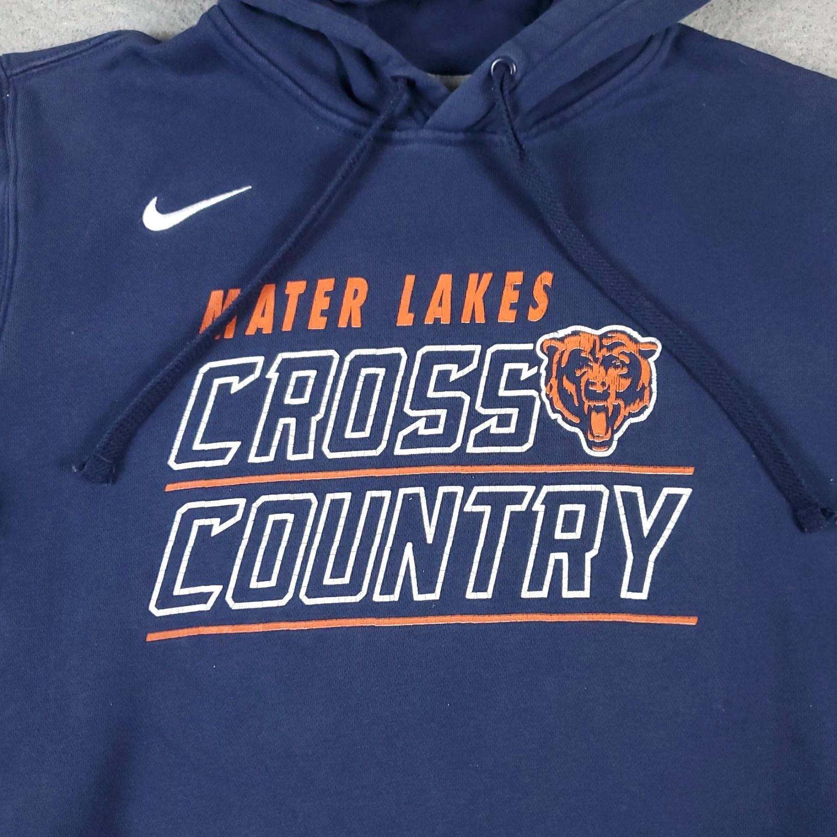 Nike Nike Hoodie Mens Small Blue Pullover Sweatshirt Swoosh Long Sleeve Fleece Size US S / EU 44-46 / 1 - 2 Thumbnail