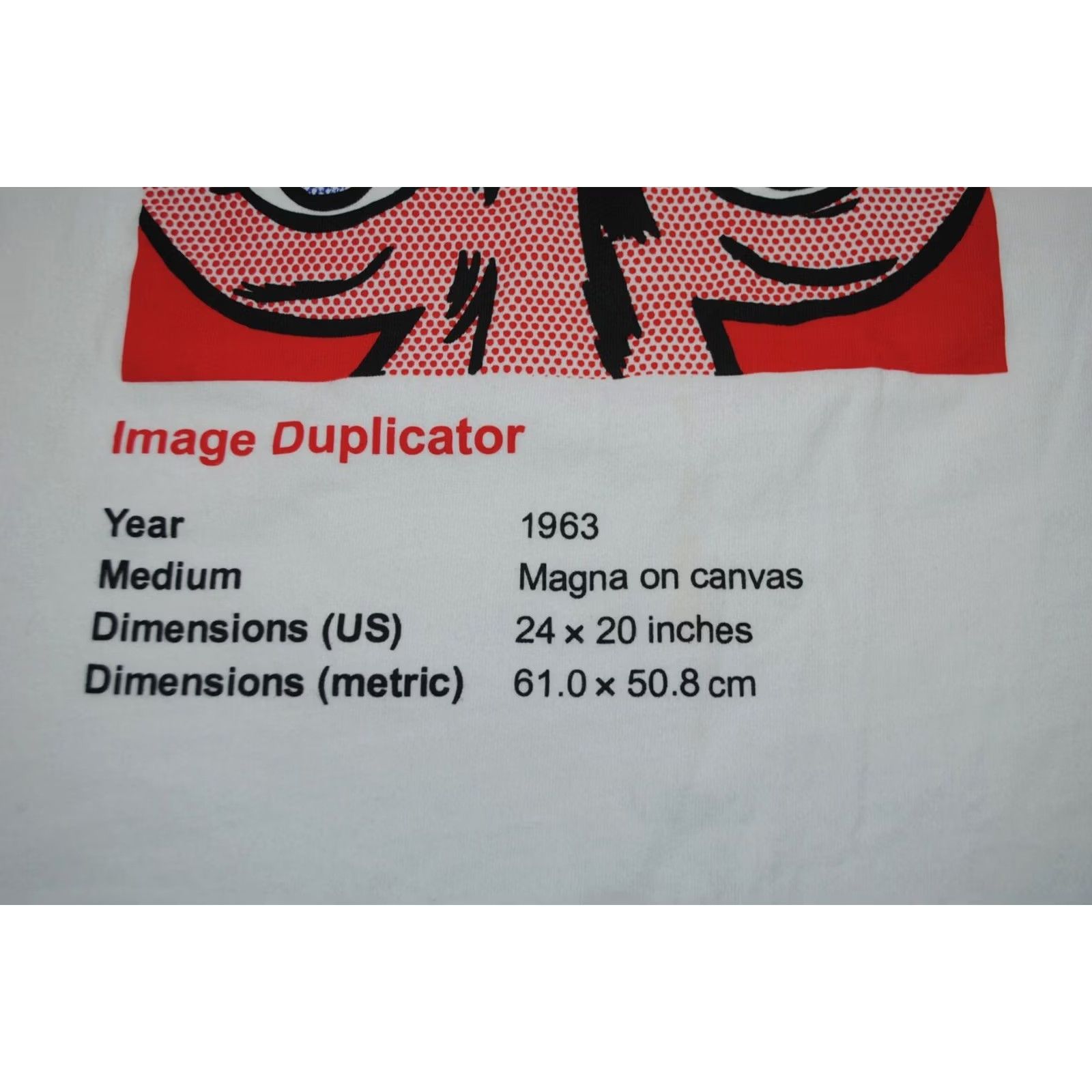 Uniqlo UNIQLO GRAPHIC ROY LICHTENSTEIN SHIRT TEE IMAGE DUPLICATOR WHITE XS MENS XS Size US XS / EU 42 / 0 - 4 Thumbnail