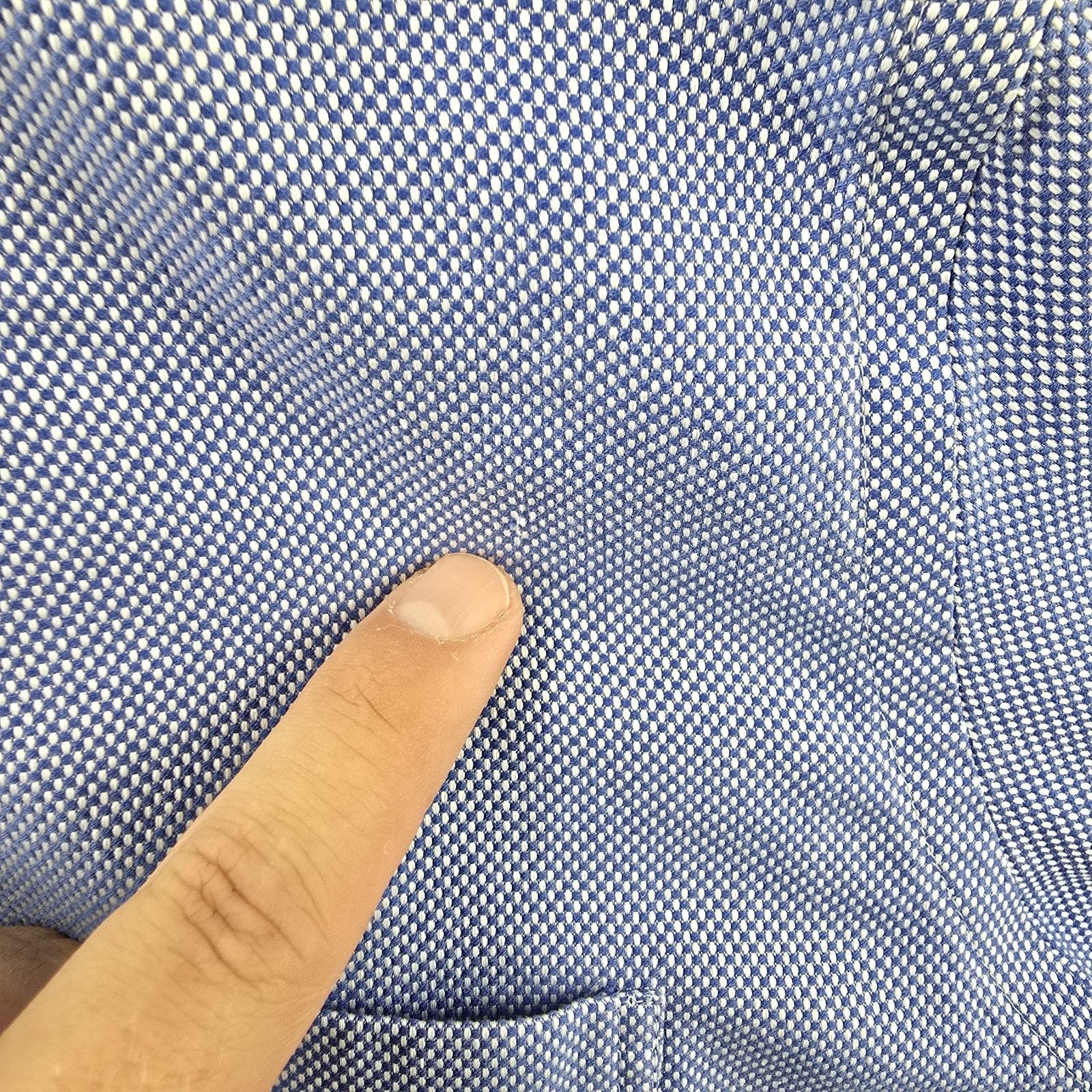 Peter Millar Peter Millar Shirt Mens Medium Birdseye Nanoluxe Button Down Size US M / EU 48-50 / 2 - 7 Thumbnail