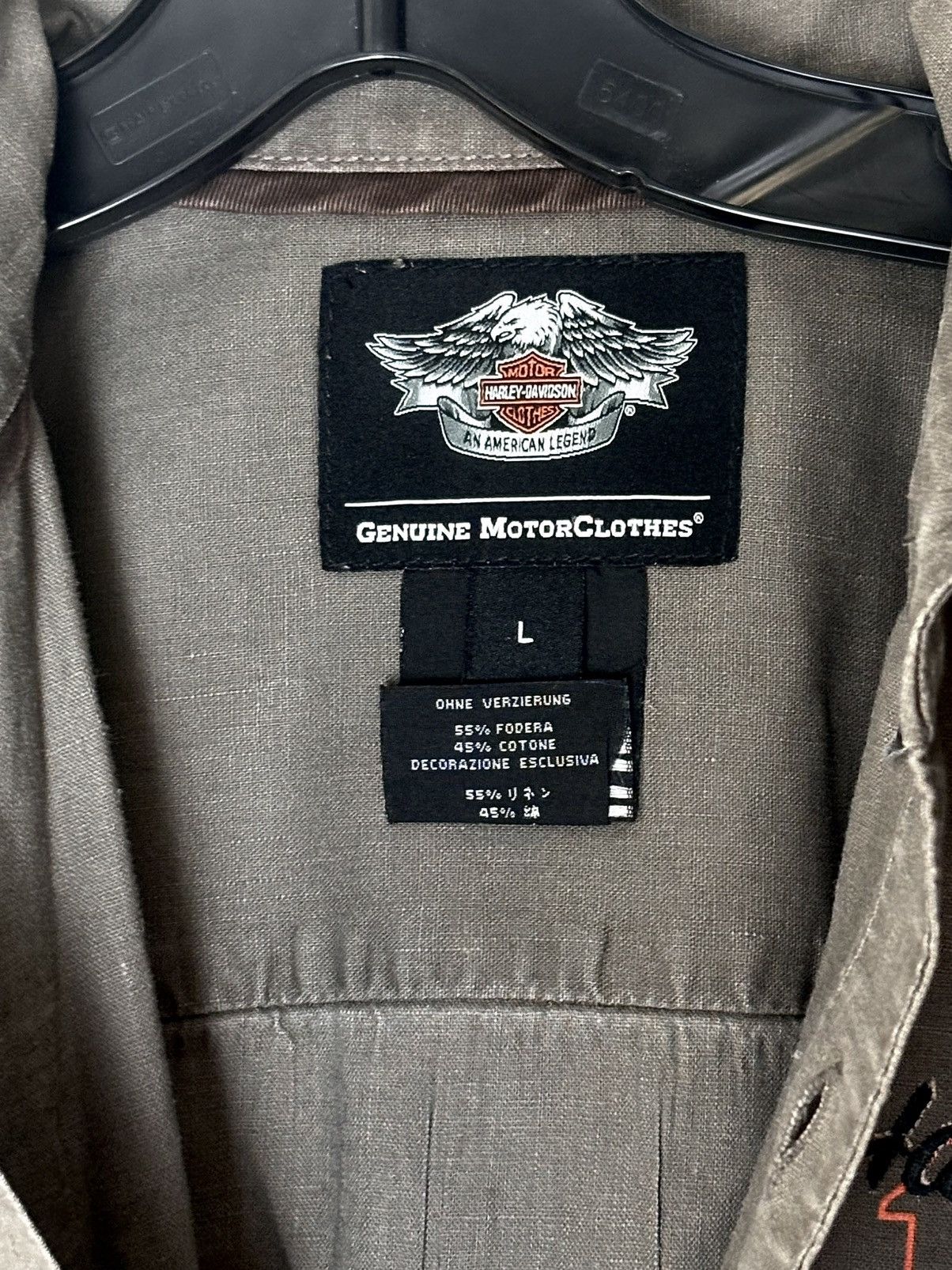 Harley Davidson Harley Davidson Embroidered Work Shirt Size US L / EU 52-54 / 3 - 8 Thumbnail