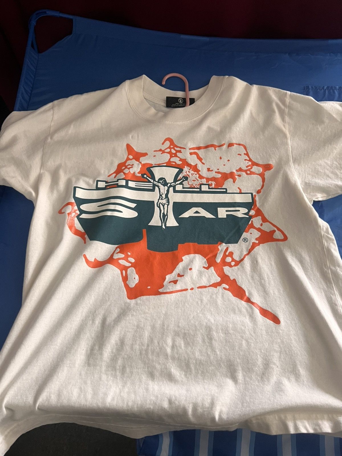 HELLSTAR HELLSTAR ‘Path to Paradise’ White/Green Size US S / EU 44-46 / 1 - 1 Thumbnail
