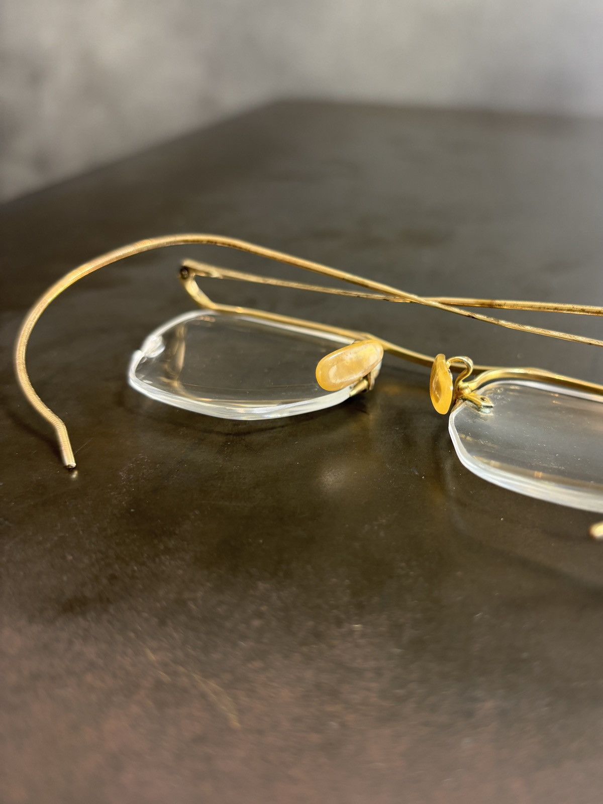 Bausch & Lomb Antique B&L Eyeglasses 1930s Bausch GoldFill HalfRim Frames Size ONE SIZE - 7 Thumbnail