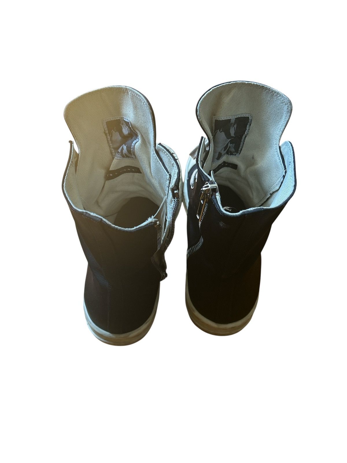 Rick Owens DRKSHDW Hi-Top Ramones Size US 12 / EU 45 - 2 Thumbnail