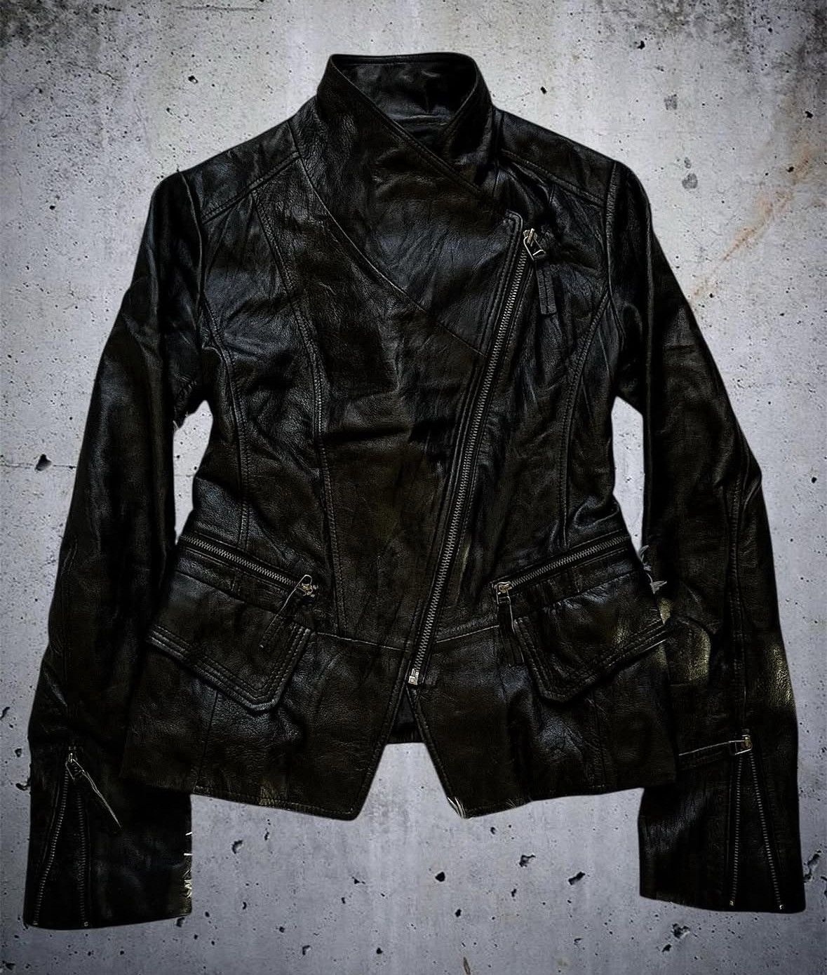Tornado Mart Robo Asymmetrical Waxed Jacket Size US M / EU 48-50 / 2 - 1 Thumbnail