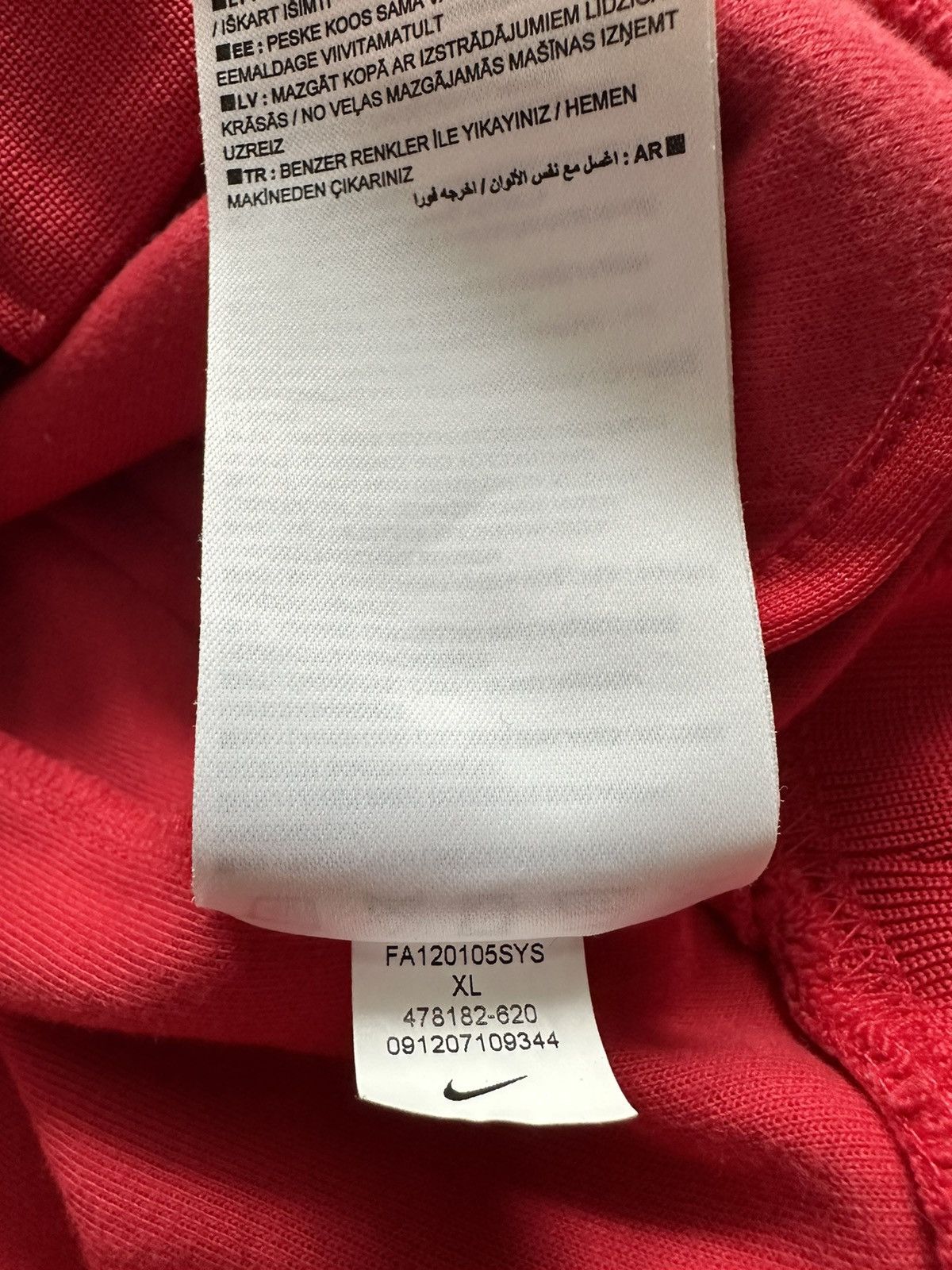 Nike Vintage zip track jacket Nike FC Arsenal Size US XL / EU 56 / 4 - 12 Thumbnail