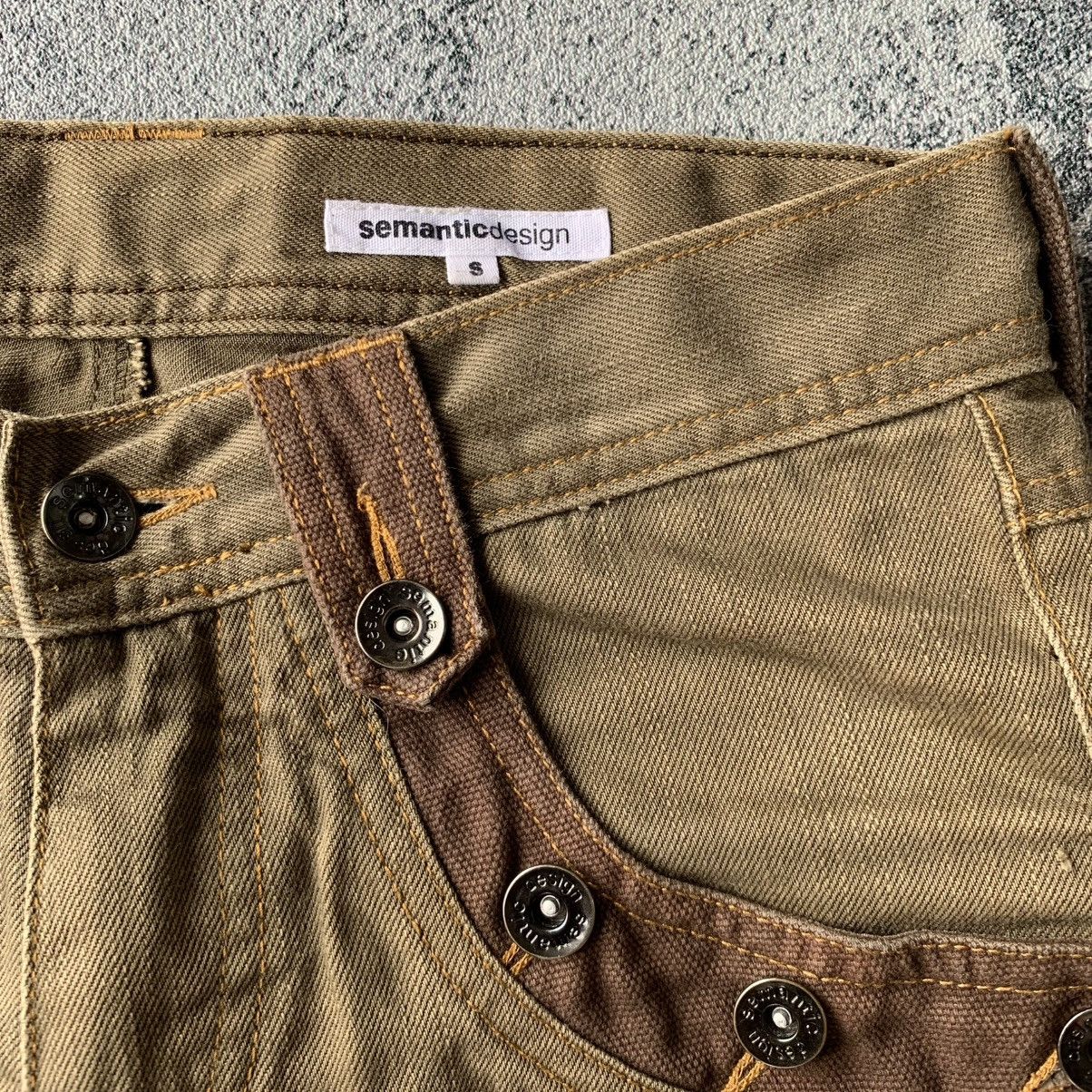 Japanese Brand SS07 Semantic Design Japan Spiral Flare Jeans Size US 30 / EU 46 - 9 Thumbnail