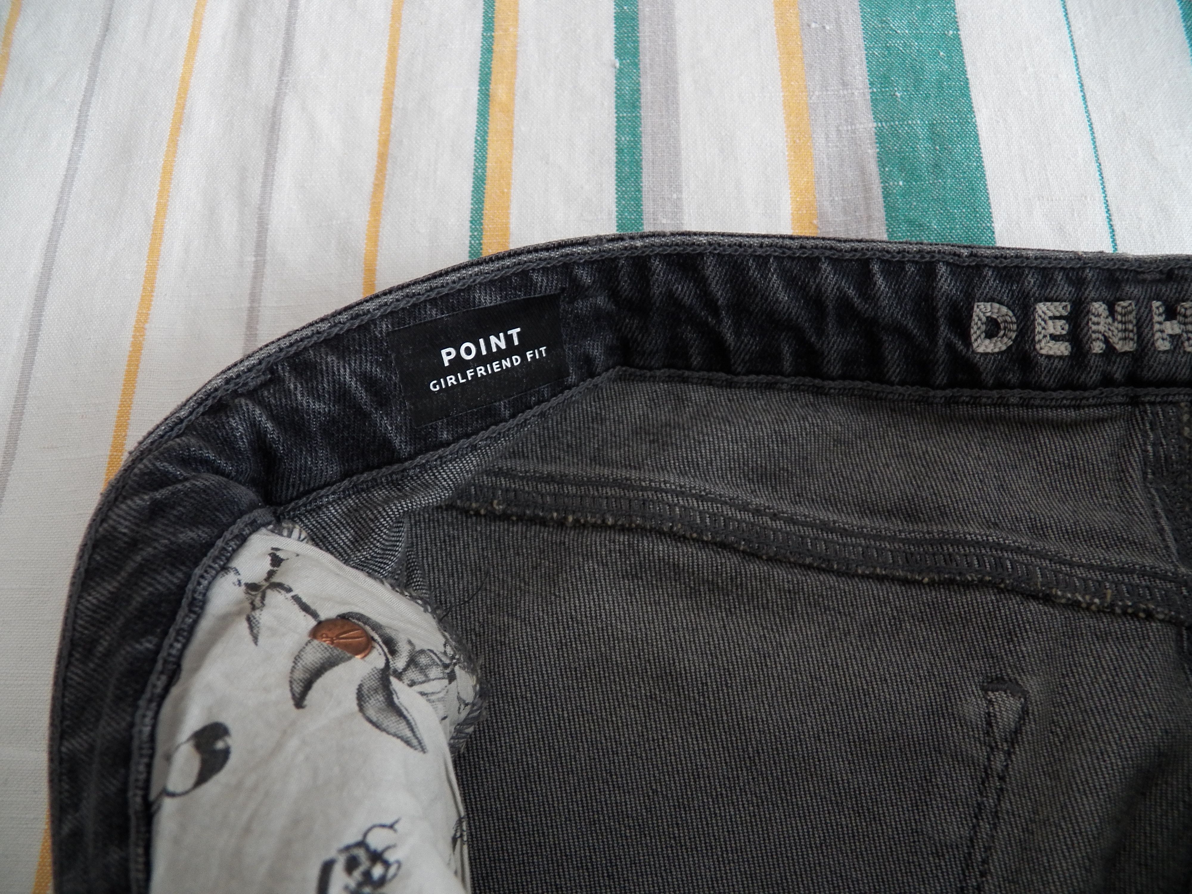 DENHAM Denham Point Girlfriend Fit Jeans W27 L32 Grey Distressed Size 27" / US 4 / IT 40 - 3 Thumbnail
