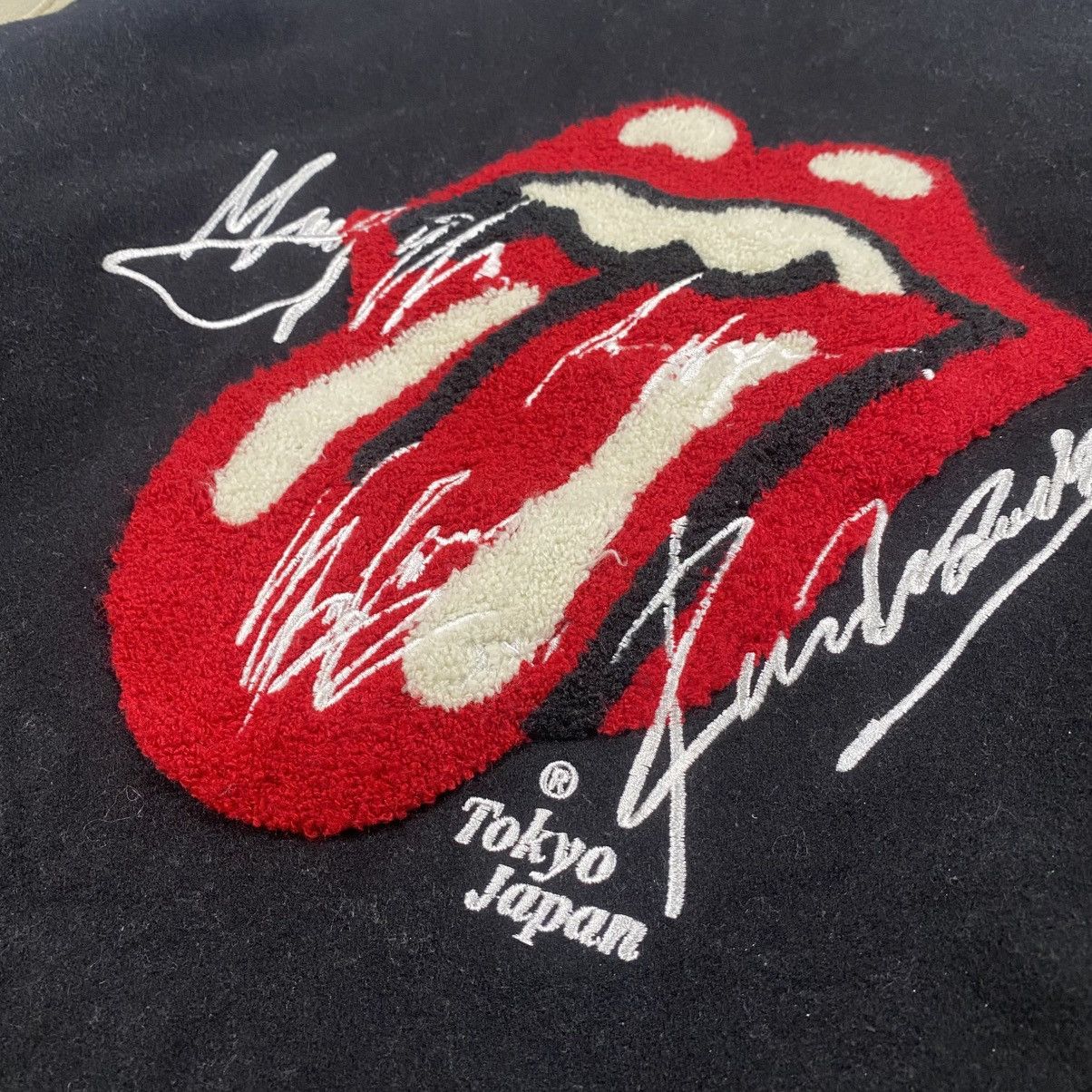 JACKROSE Rare Jackrose Vintage Rolling Stones Varsity Wool Jcket Size US S / EU 44-46 / 1 - 3 Thumbnail