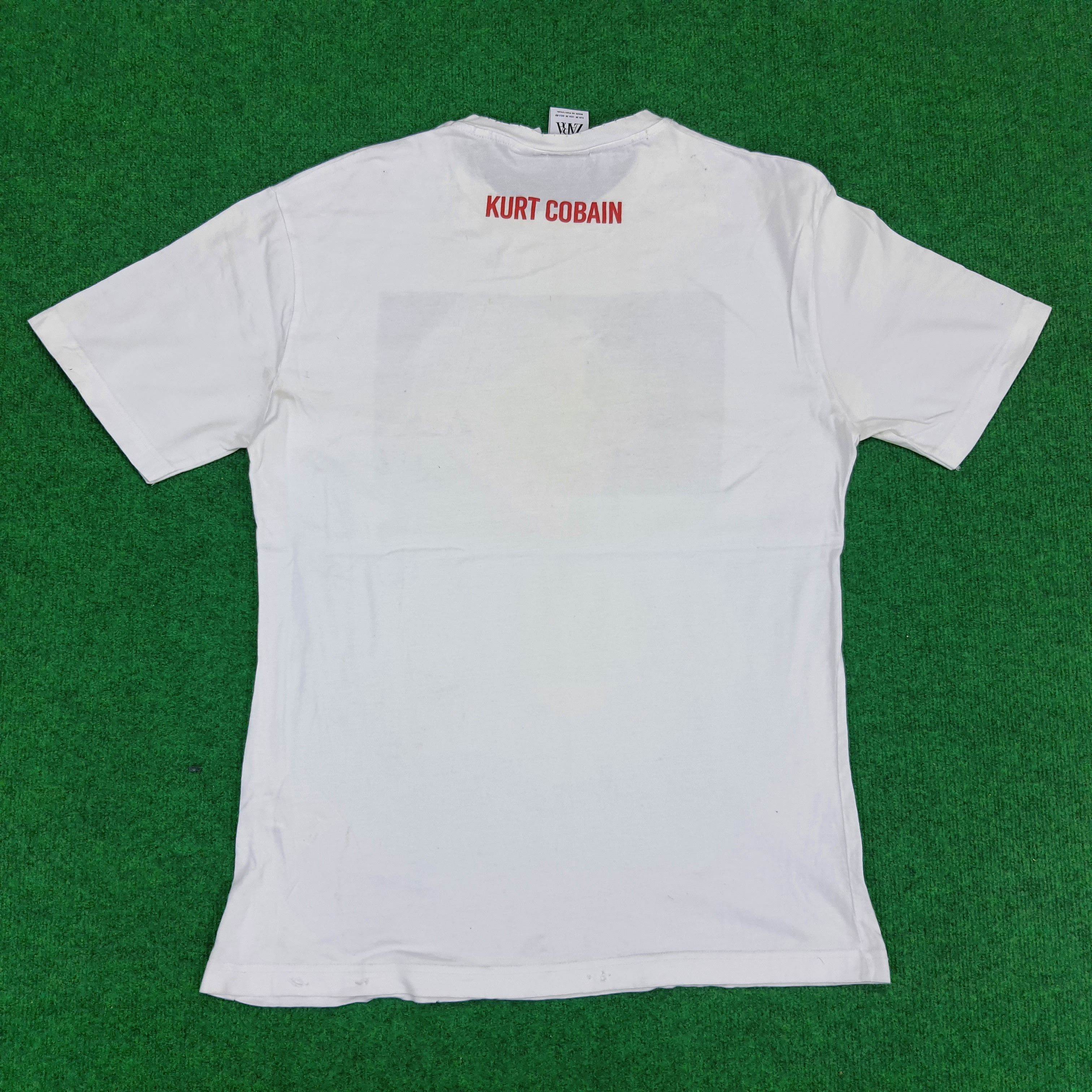 Zara Vintage ZARA Kurt Cobain Photo Tees Size US L / EU 52-54 / 3 - 3 Thumbnail