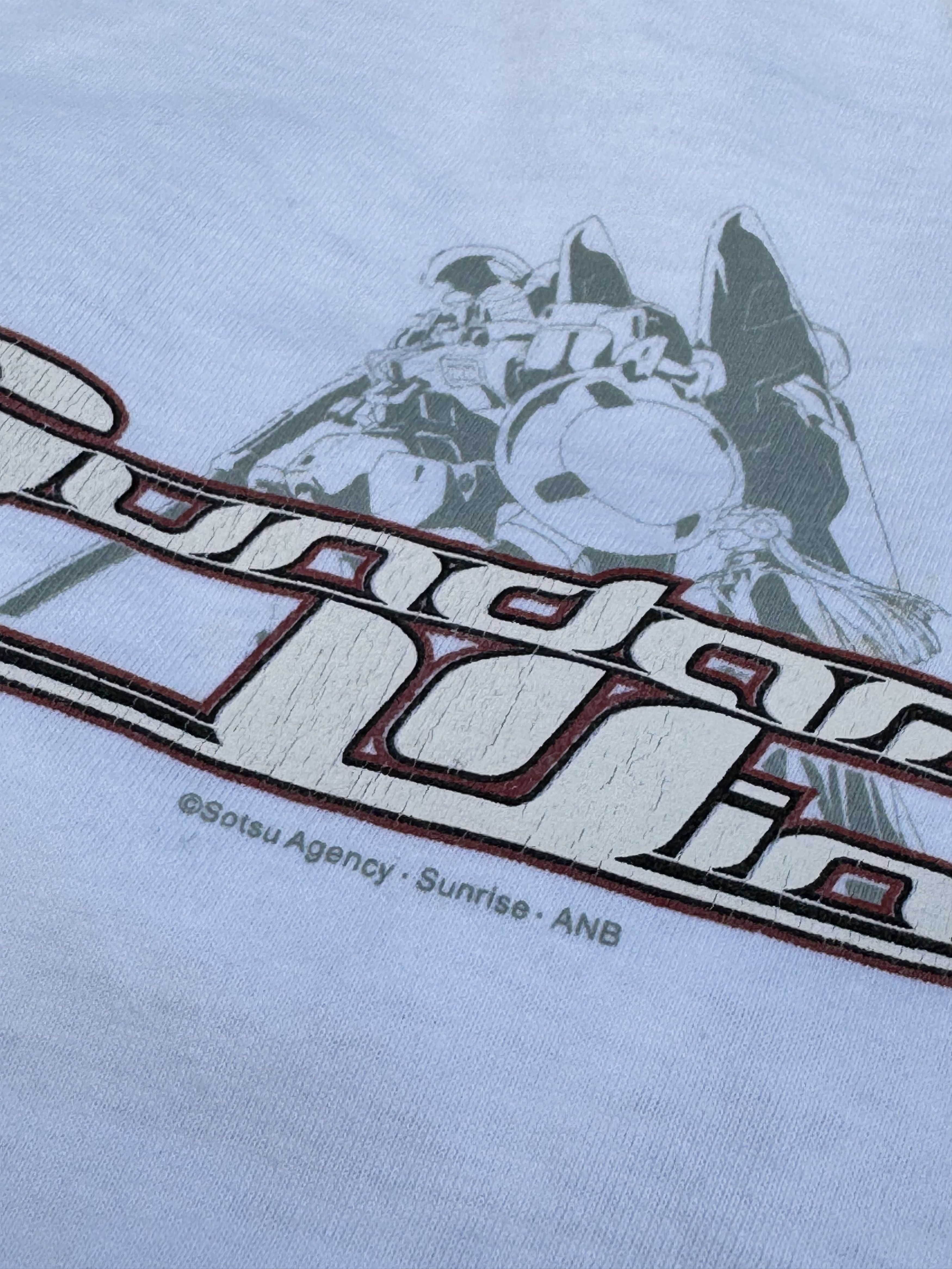 Anime Vintage 2000 Anime Mobile Suit Gundam Wing T-shirt White Size US XL / EU 56 / 4 - 6 Thumbnail