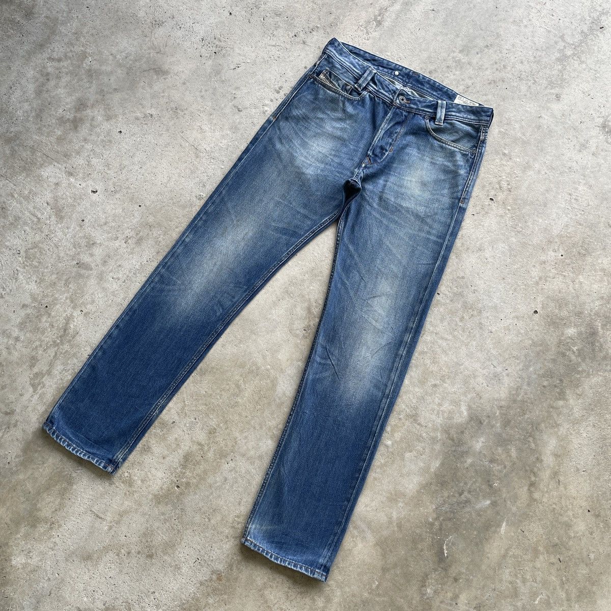 Diesel Vintage Diesel Industry FlyButton Denim Faded Jeans Pants Size US 32 / EU 48 - 2 Thumbnail