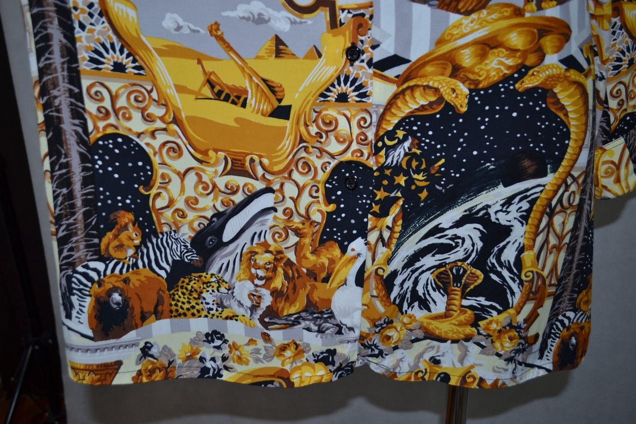 Japanese Brand × Kenzo Vintage 90s Kenzo Jungle Alloverprint Shirt 100% Viscose L Size L / US 10 / IT 46 - 10 Thumbnail