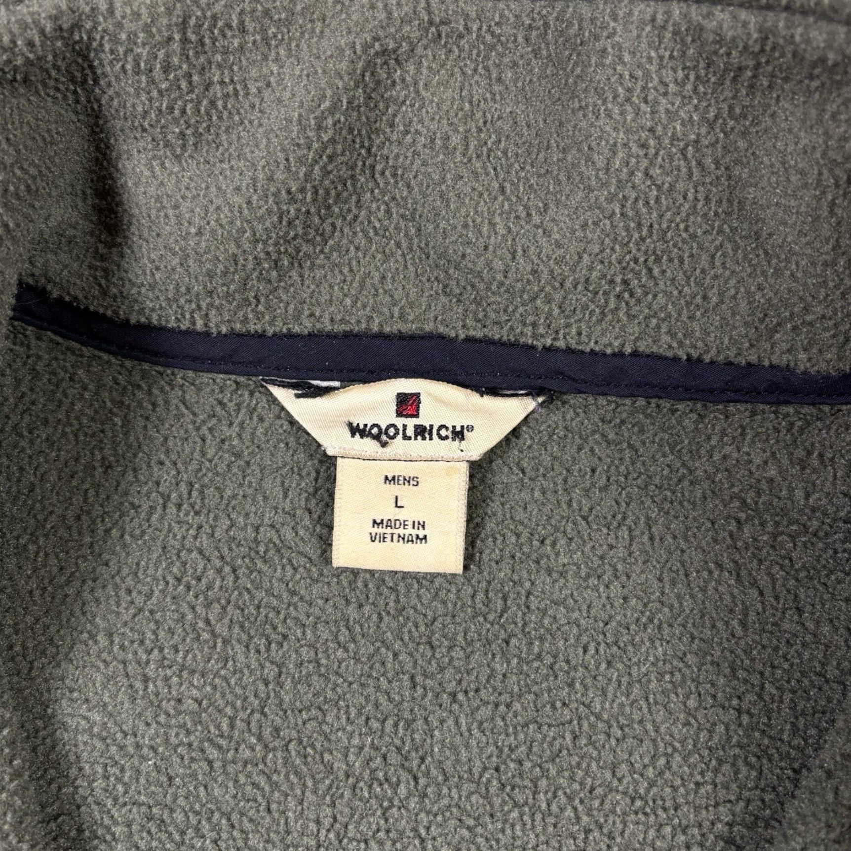 Vintage Woolrich Full Zip Fleece Jacket Green Mens L Outdoor Jacket Full Zip Woolrich Woolen Mills Outdoor Vintage: No Size US L / EU 52-54 / 3 - 3 Thumbnail