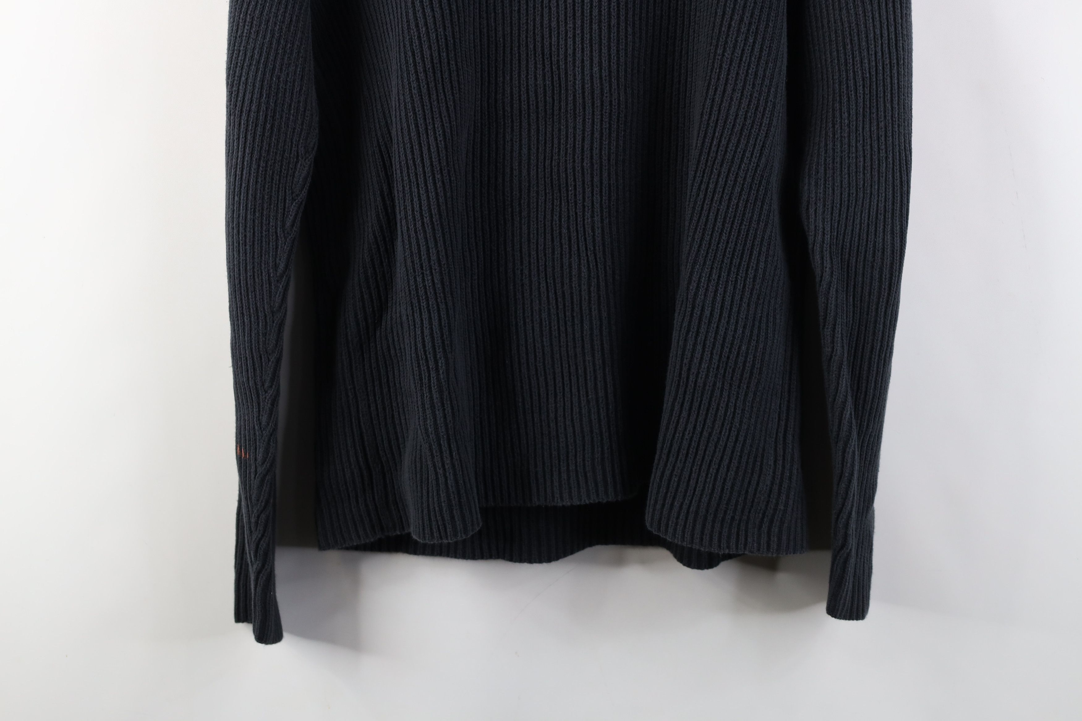 Vintage Vintage 90s Y2K Streetwear Blank Cotton Ribbed Knit Sweater Size M / US 6-8 / IT 42-44 - 11 Thumbnail