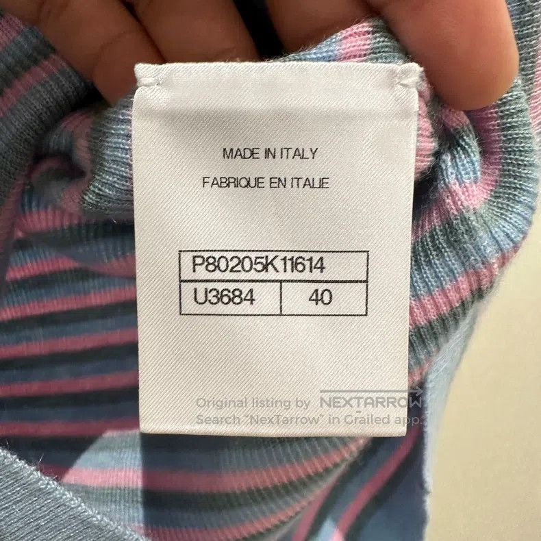 Chanel Chanel 25 Preview Series jacquard striped cashmere short s Size S / US 4 / IT 40 - 4 Thumbnail