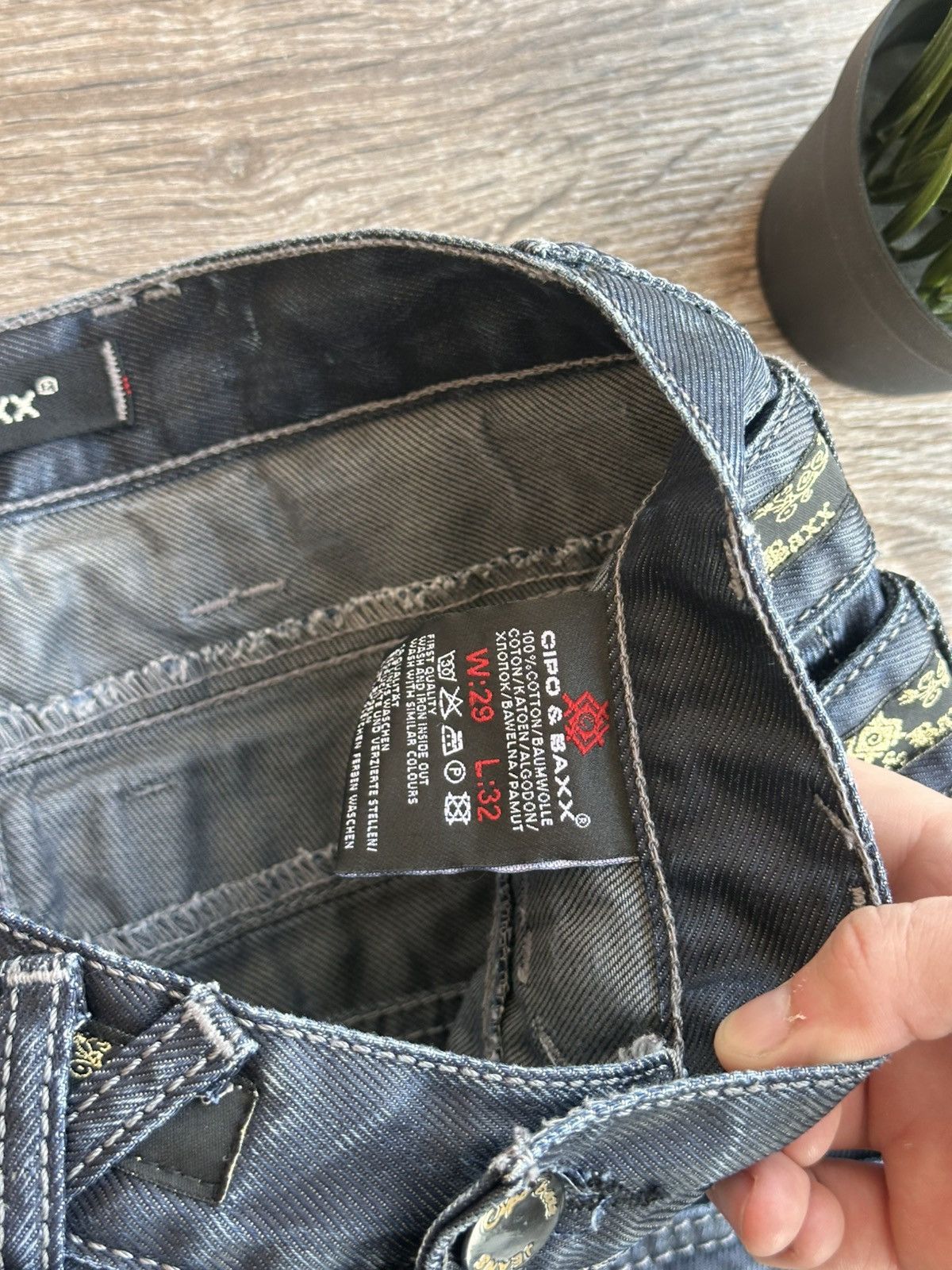 Japanese Brand 🔥 Cipo & Baxx RARE Triple Waist Jeans Y2K Denim Pants Japan Size US 29 - 5 Thumbnail