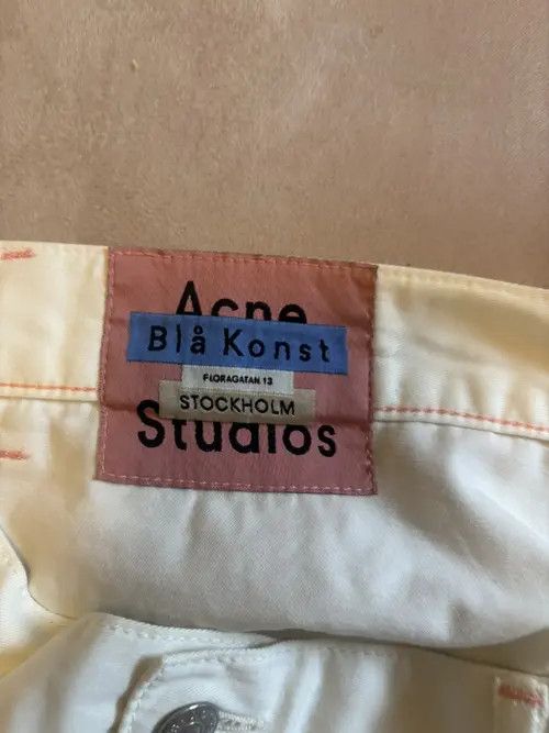 Acne Studios Acne Studios Painted denim trousers white multicolor Size US 32 / EU 48 - 2 Thumbnail