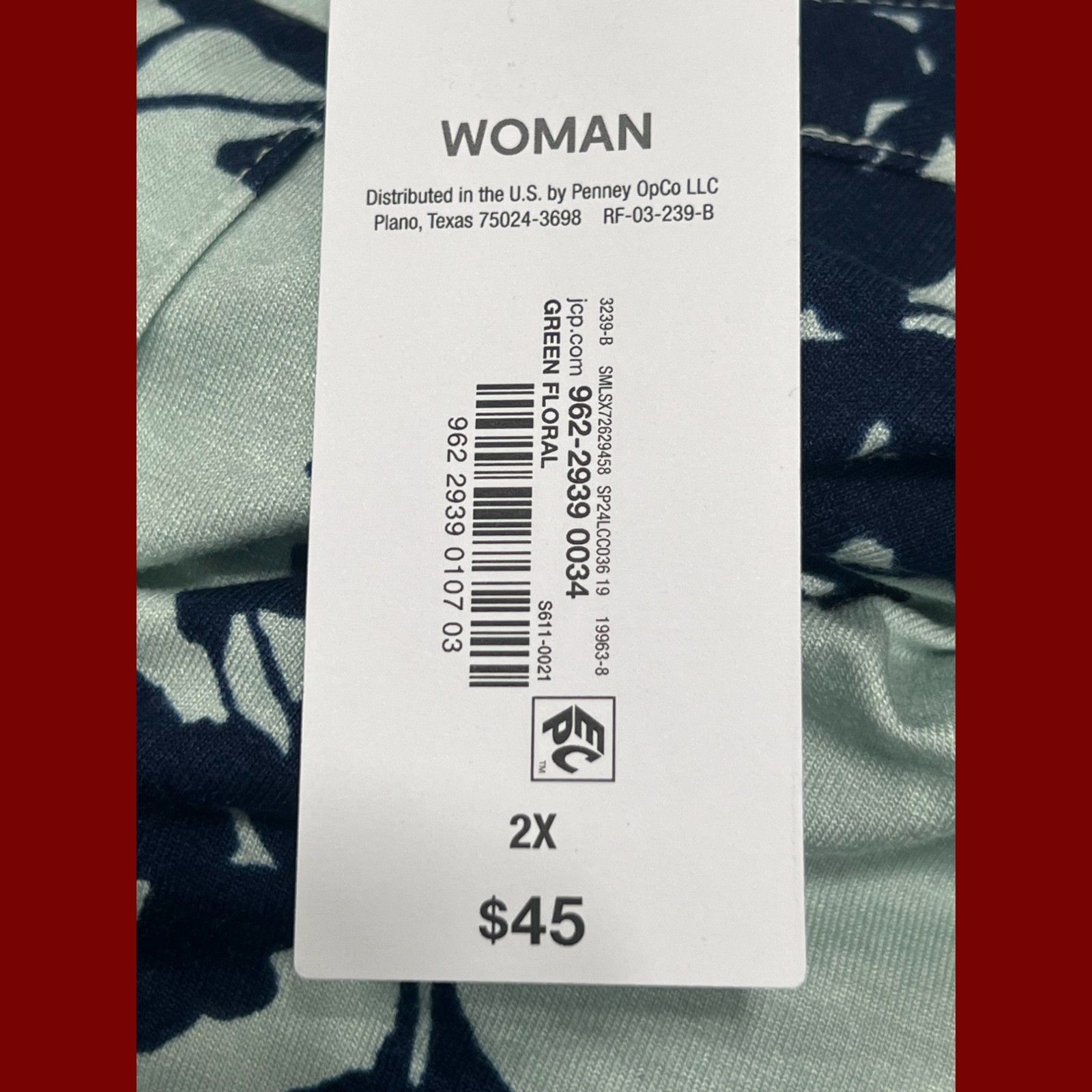Other Liz Claiborne - Women's Keyhole Neck Short Sleeve Blouse - L Size XXL / US 16-18 / IT 52-54 - 9 Thumbnail