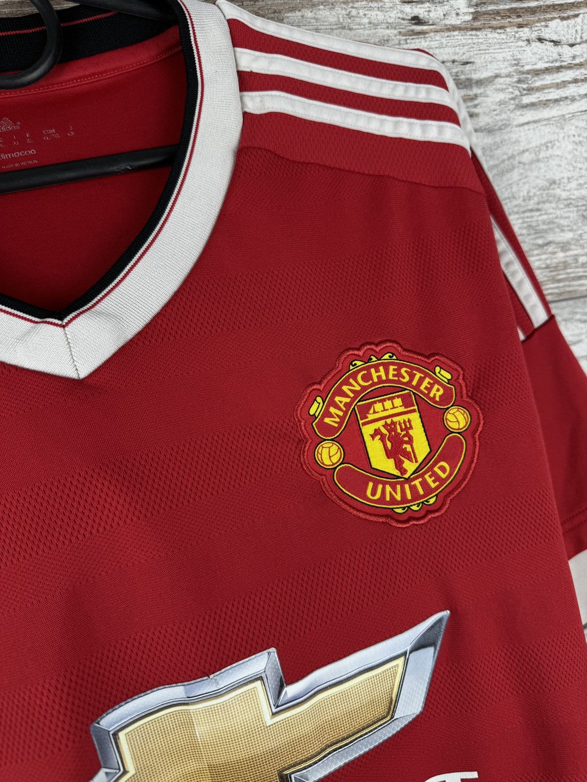 Adidas Mens Vintage Adidas Manchester United FC T-shirt jersey y2k Size US L / EU 52-54 / 3 - 8 Thumbnail