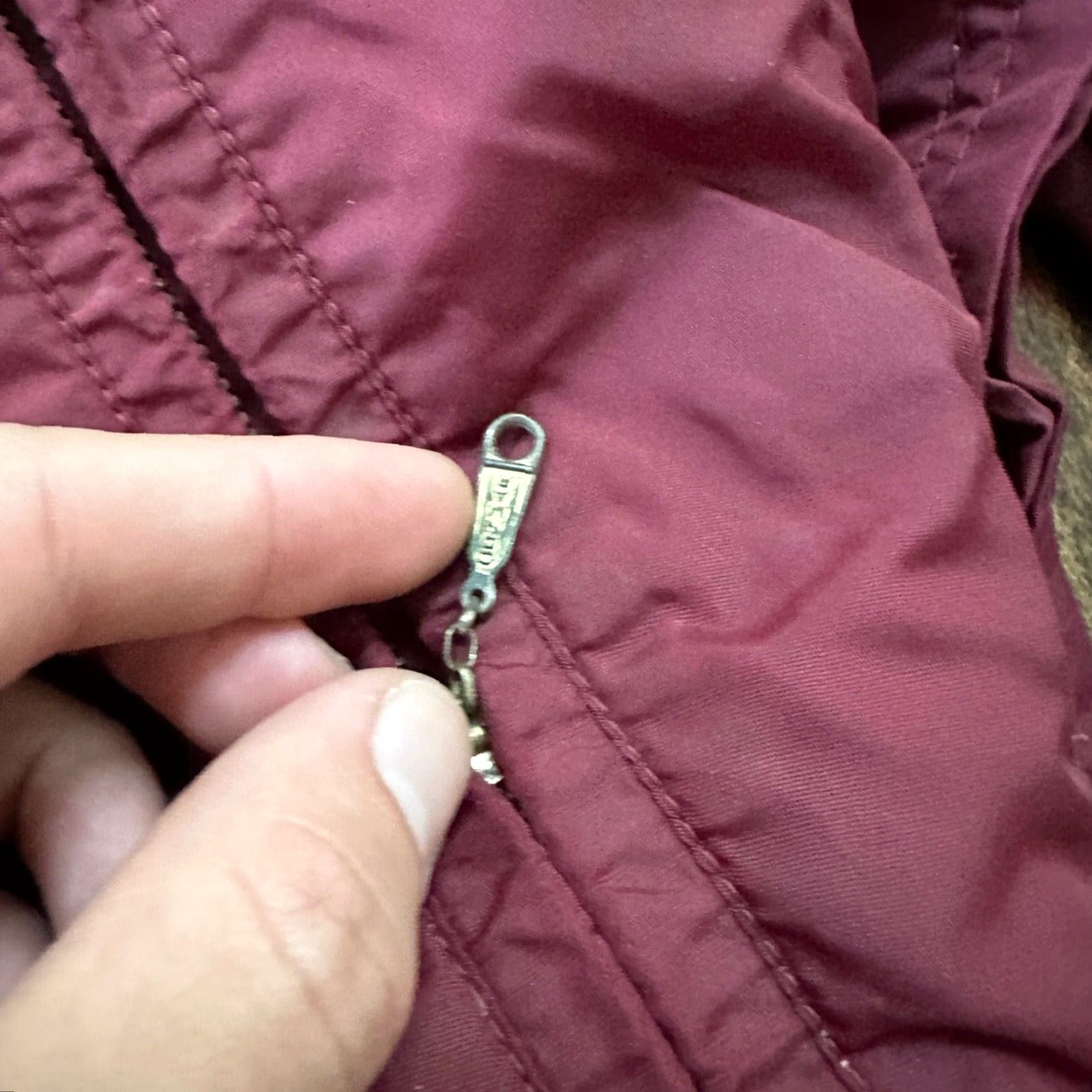 Vintage Vintage 1960s Alp Sport Jacket Parka Ski Coat Down Goose L Ski Red Talon zip Bauer Nylon Size US L / EU 52-54 / 3 - 5 Thumbnail