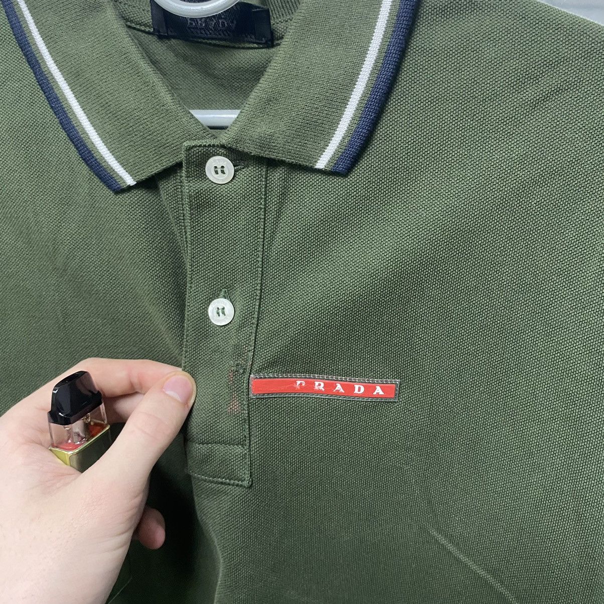 Prada Vintage Prada Polo Shirt Luxury Size US M / EU 48-50 / 2 - 5 Thumbnail
