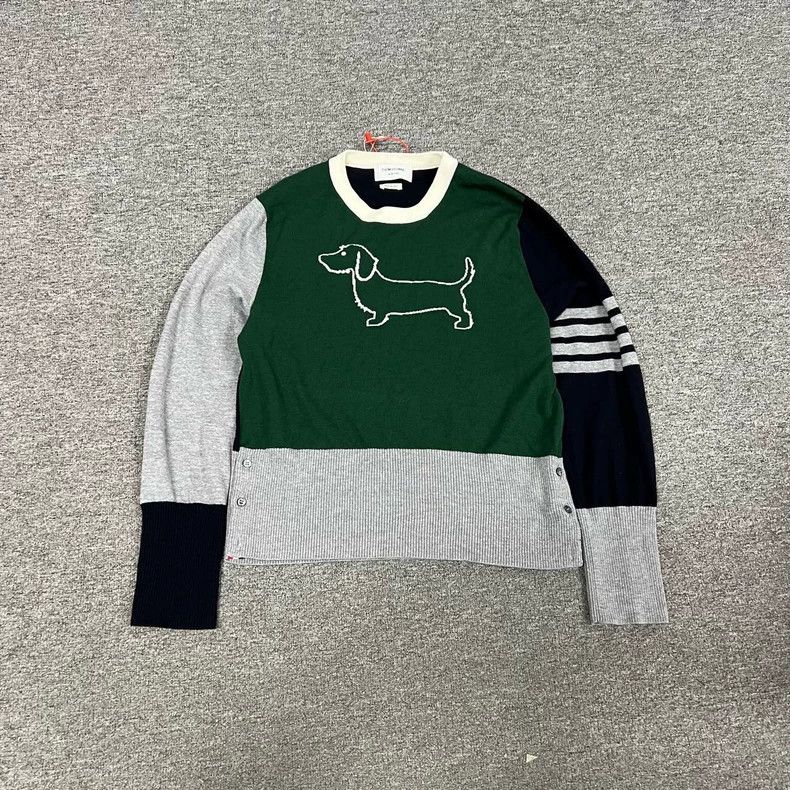 Thom Browne Colorful Dachshund Design Sweater-dmc Size US M / EU 48-50 / 2 - 1 Thumbnail