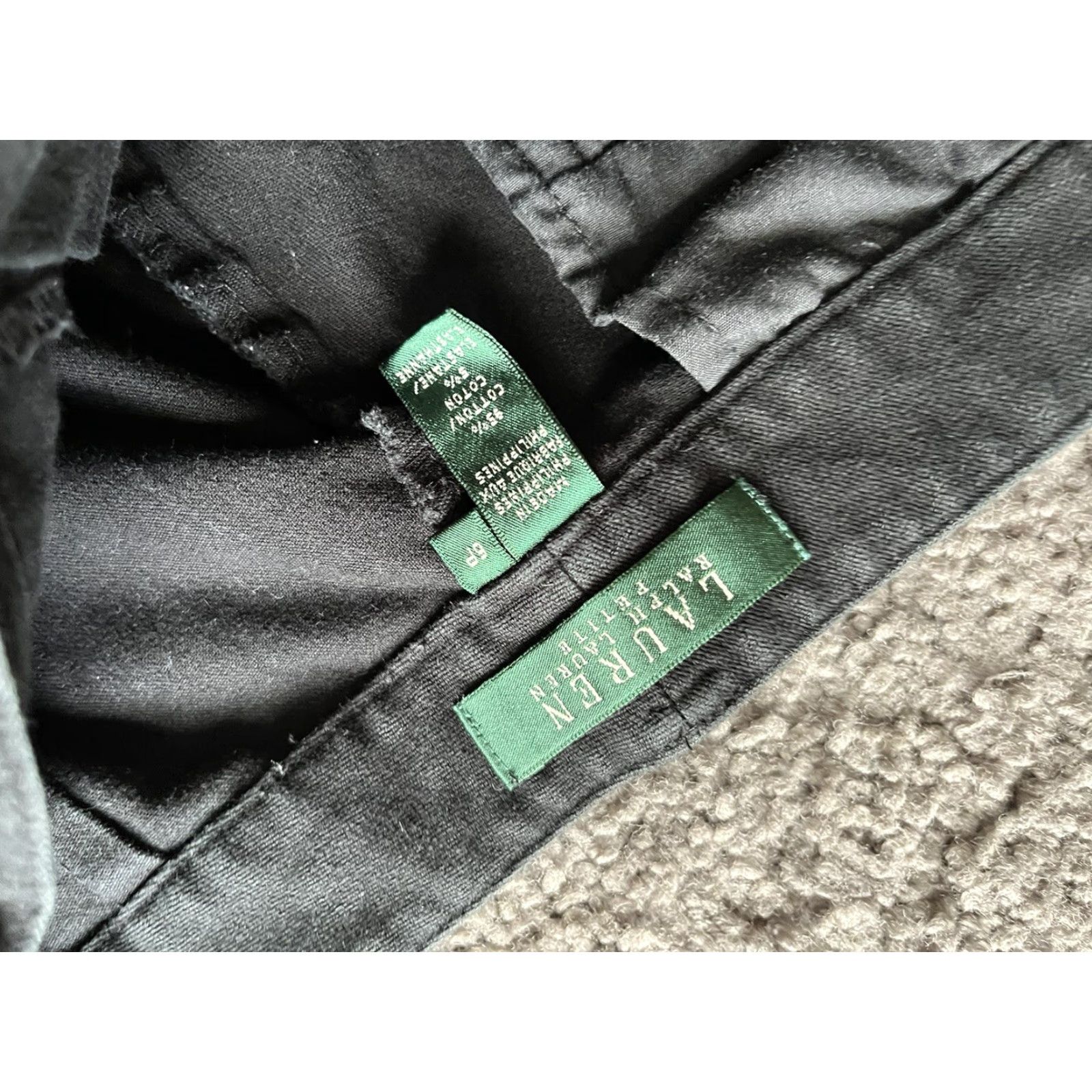 Ralph Lauren Lauren Ralph Lauren Great Plains Women's 6P Petite Black Solid Cropped Pants Size 28" / US 6 / IT 42 - 5 Thumbnail