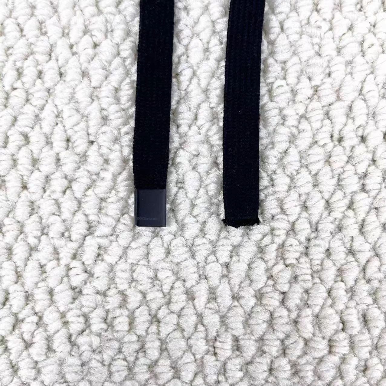 Dolce & Gabbana Dolce&Gabbana Black Wool-Knit Athletic Track Pants 52 Size US 41 - 3 Thumbnail