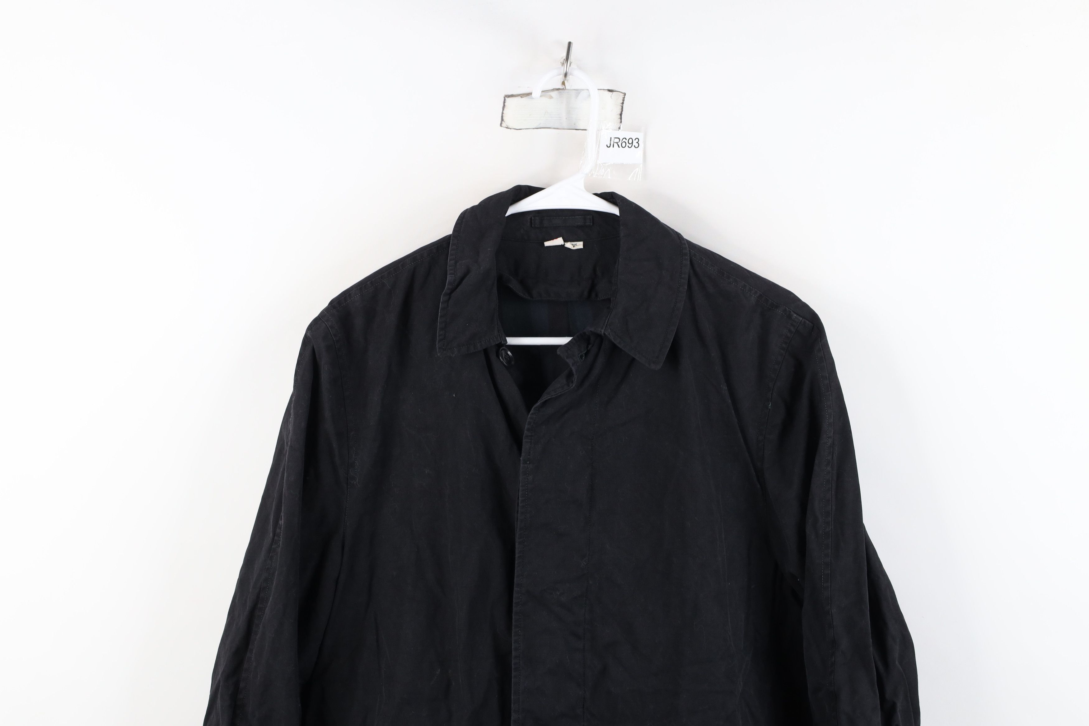 Vintage Vintage 60s Streetwear Trench Coat Rain Jacket Black Size US L / EU 52-54 / 3 - 2 Thumbnail