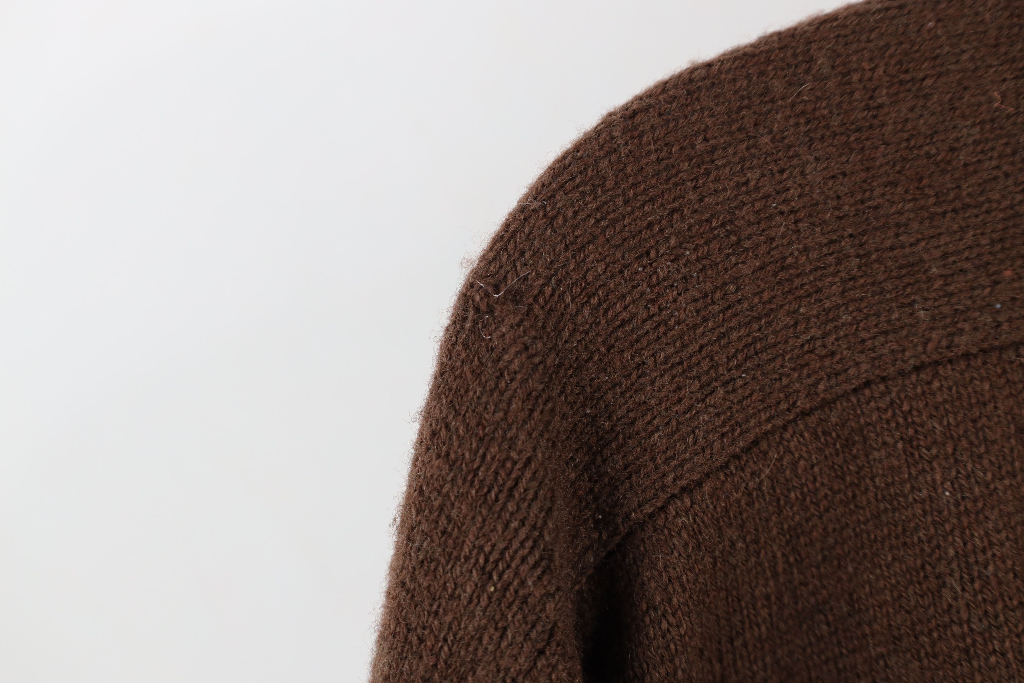 Vintage Vintage 70s Marchbank Gleneagles Wool Knit Sweater Brown Size US XL / EU 56 / 4 - 5 Thumbnail