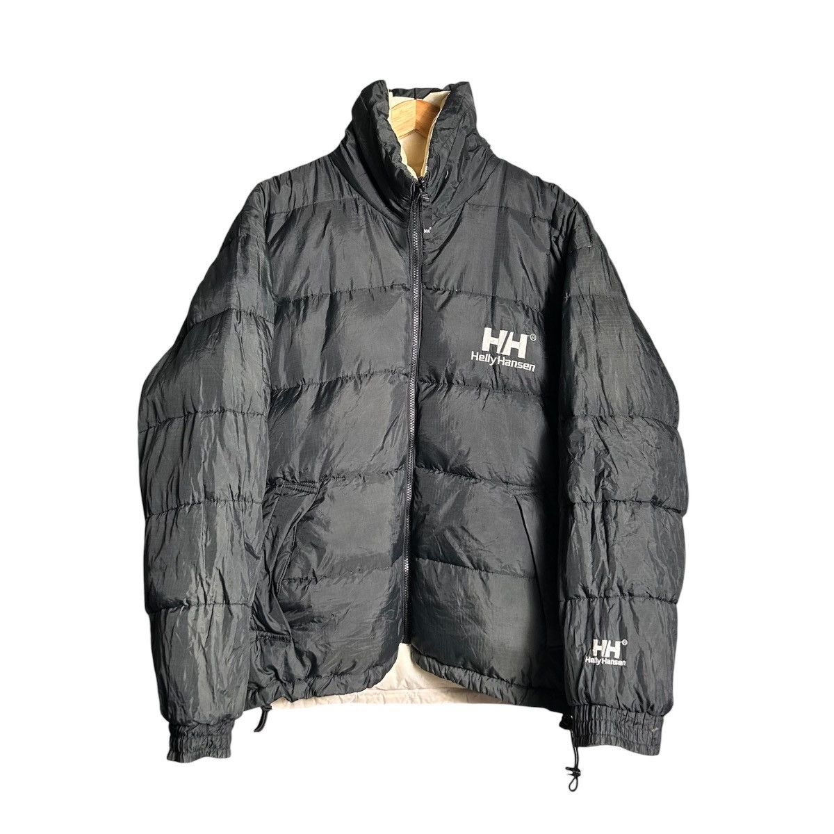 Helly Hansen Vintage Helly Hansen Big Logo Reversible Puffer Jacket Size US L / EU 52-54 / 3 - 1 Thumbnail