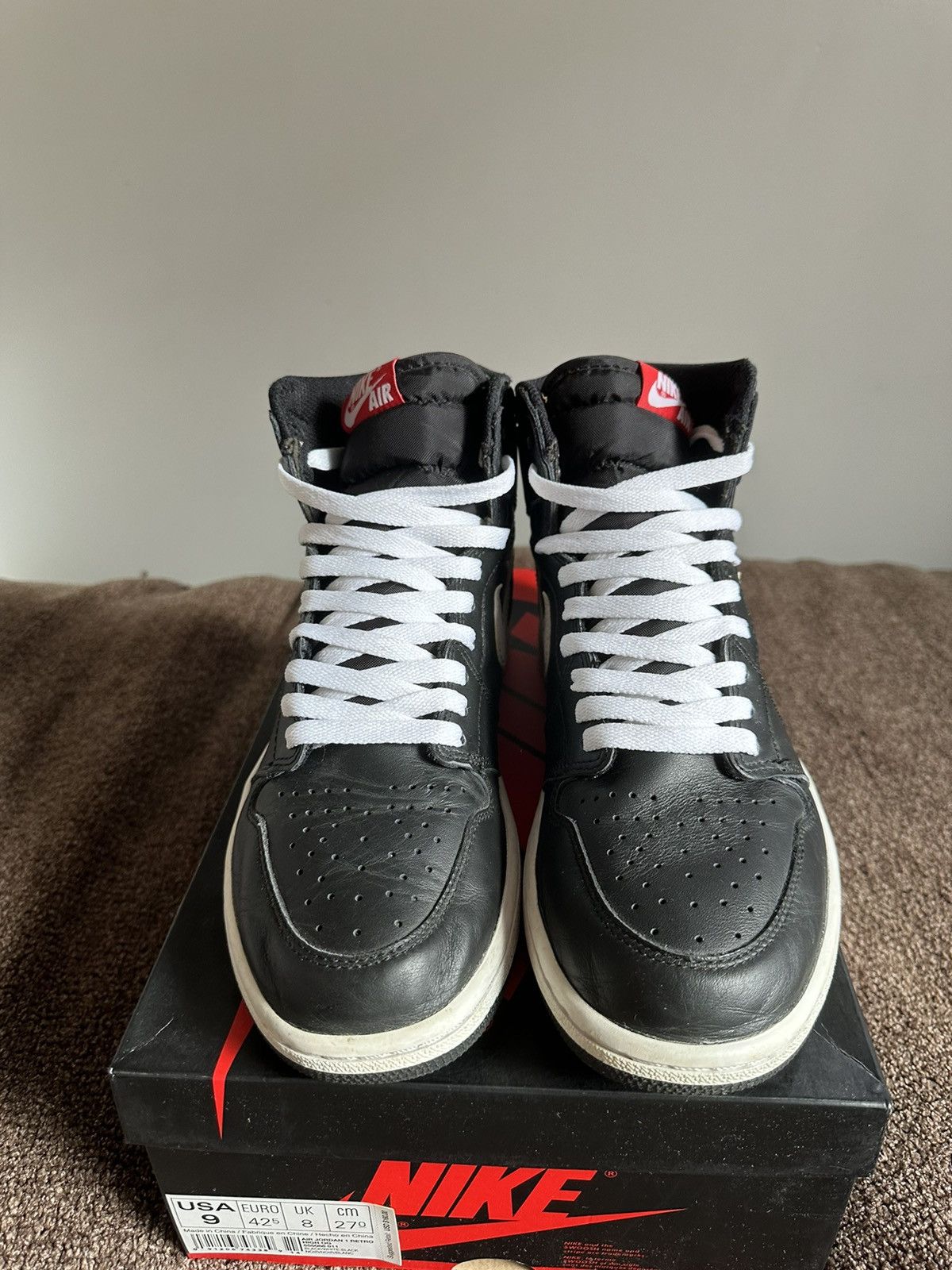 Jordan Brand “Ying Yang Black” Air Jordan 1 Retro High Size US 9 / EU 42 - 2 Thumbnail