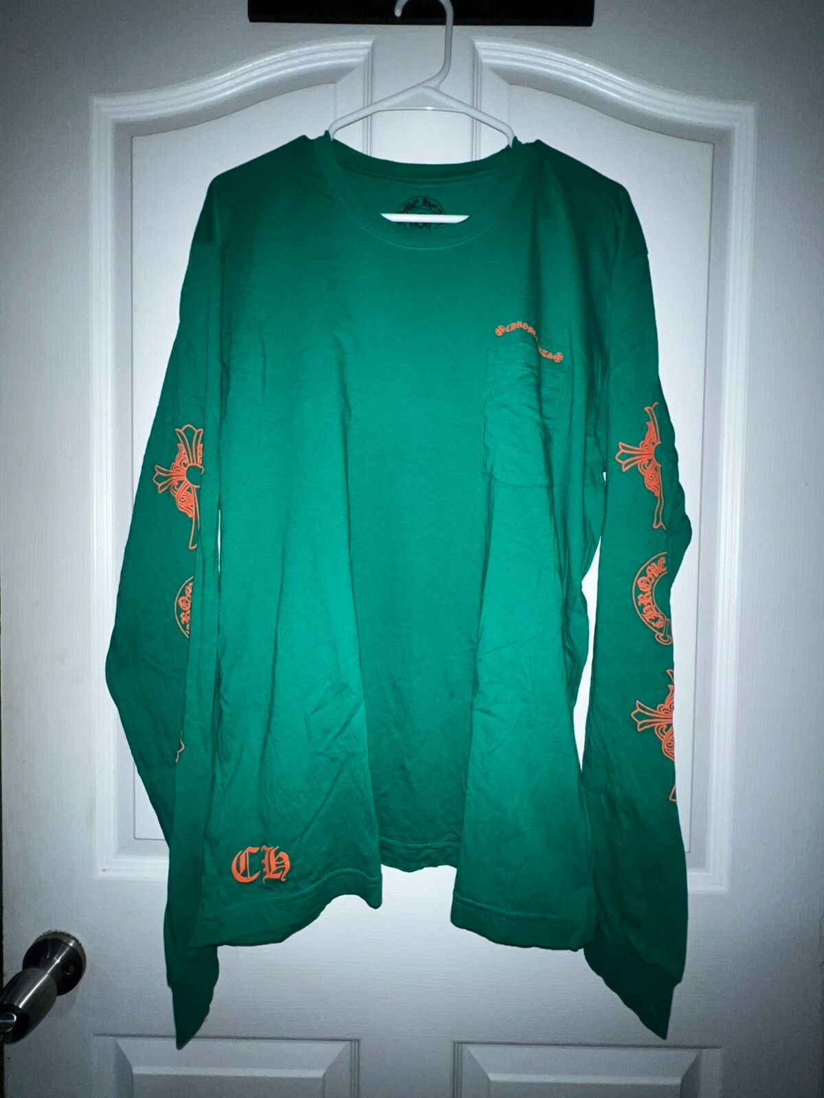 Chrome Hearts Chrome Hearts Long Sleeve Miami Exclusive Green and Orange Size US XL / EU 56 / 4 - 1 Preview