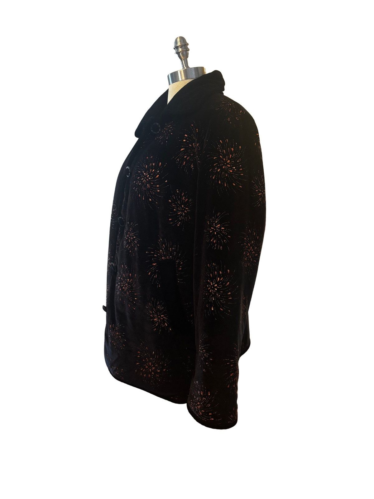 Other Women’s black velvet feel Jacket.wj1214 Size XXL / US 16-18 / IT 52-54 - 4 Thumbnail
