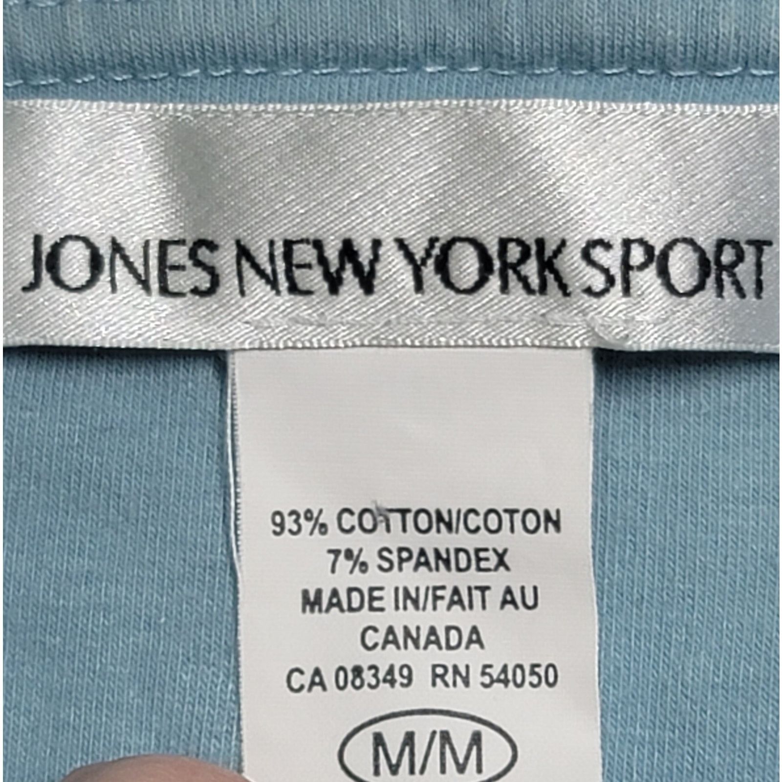 Other Jones New York Sport Black Blue Waist Band Leggings Medium Size 32" / US 10 / IT 46 - 3 Thumbnail