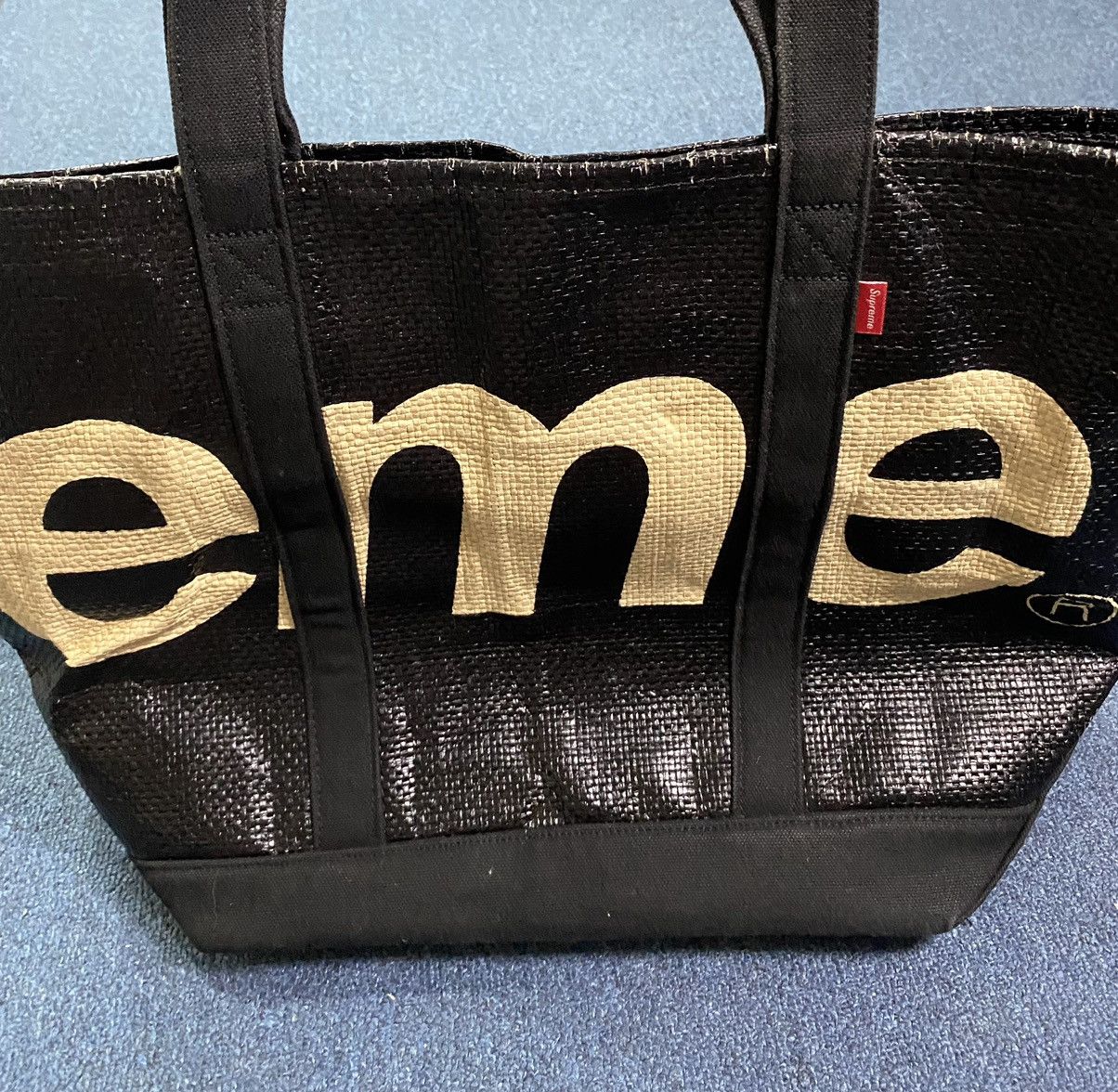 Supreme Supreme x Raffia Tote Bag | Grailed