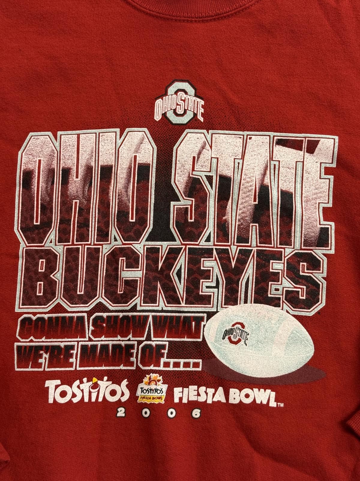 Jerzees Vintage Ohio State Buckeyes Tostitos Fiesta Bowl 2006 - M Size US M / EU 48-50 / 2 - 3 Thumbnail