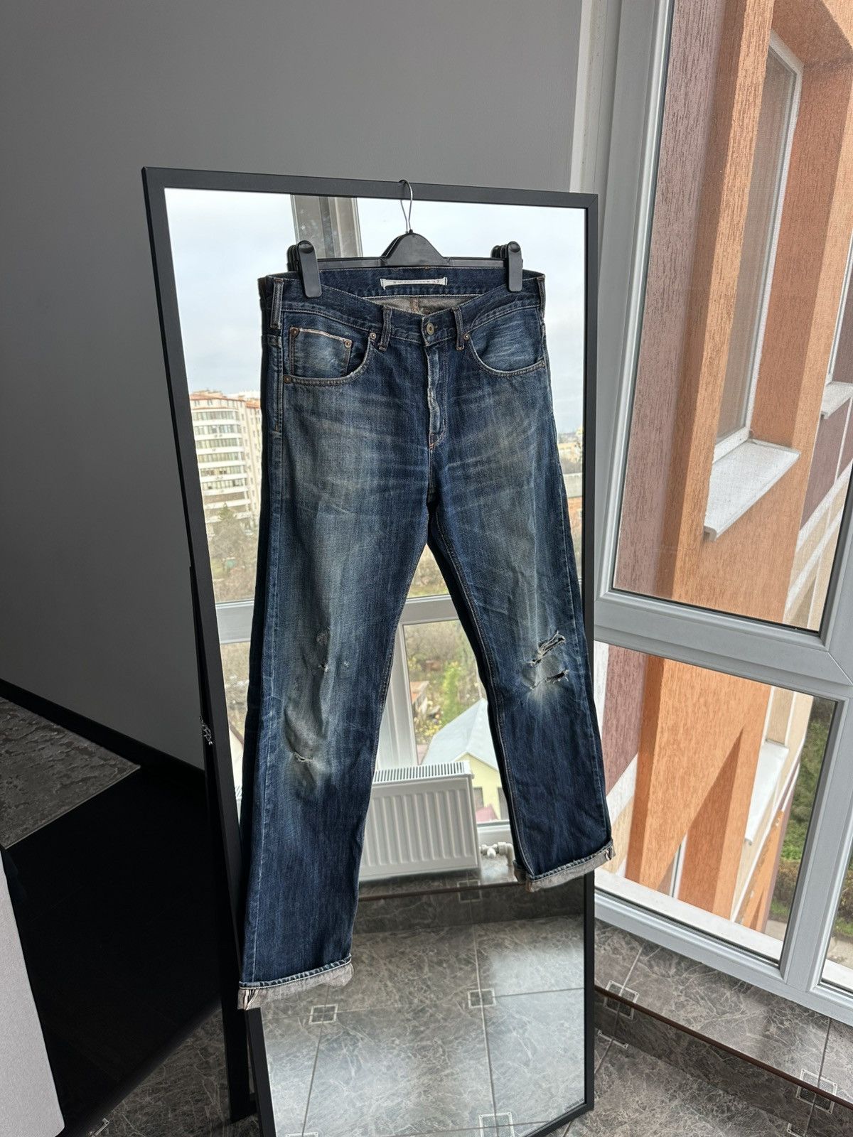 Scarti-Lab Vintage Scarti Lab Dirty Denim Workwear Selvedge Japan Jeans Size US 34 / EU 50 - 11 Thumbnail