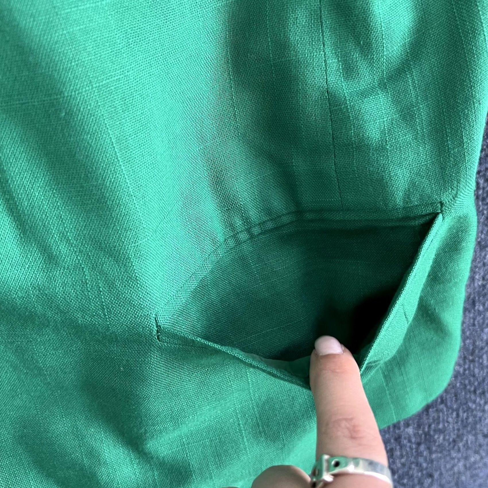 Vintage Vintage Suburbans Blazer Jacket Womens 18 Green Lined 3/4 Sleeve Career Tailored Size XL / US 12-14 / IT 48-50 - 2 Thumbnail