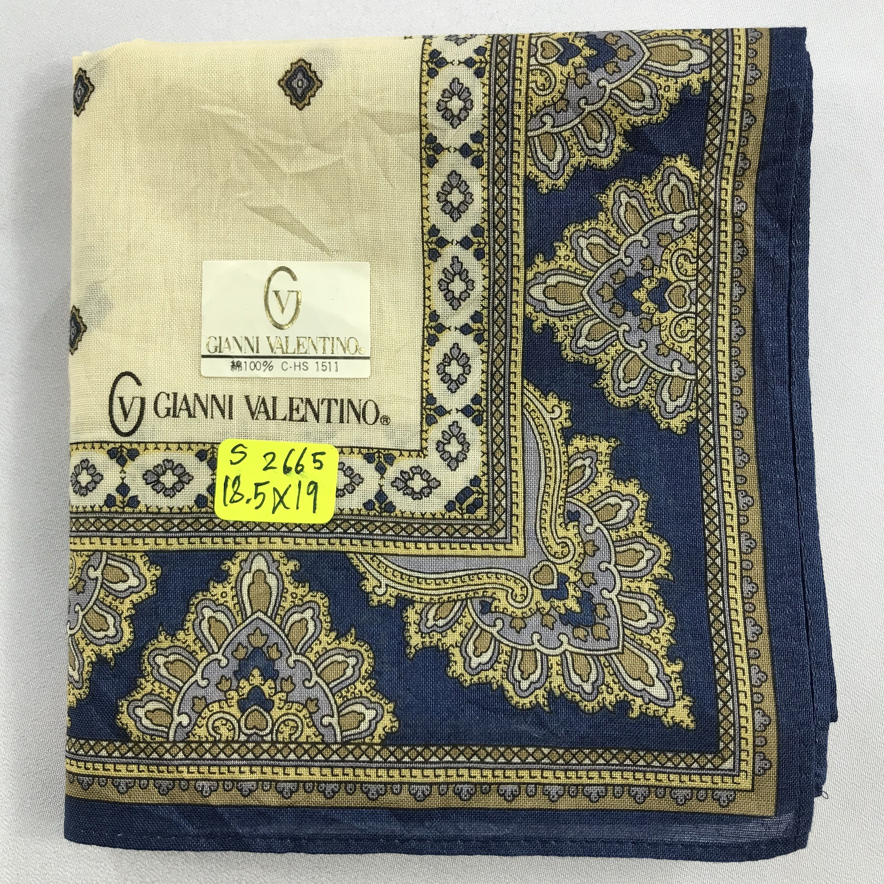 Vintage Gianni Valentino Bandana / Handkerchief / Neckerchief -S2665 Size ONE SIZE - 5 Thumbnail