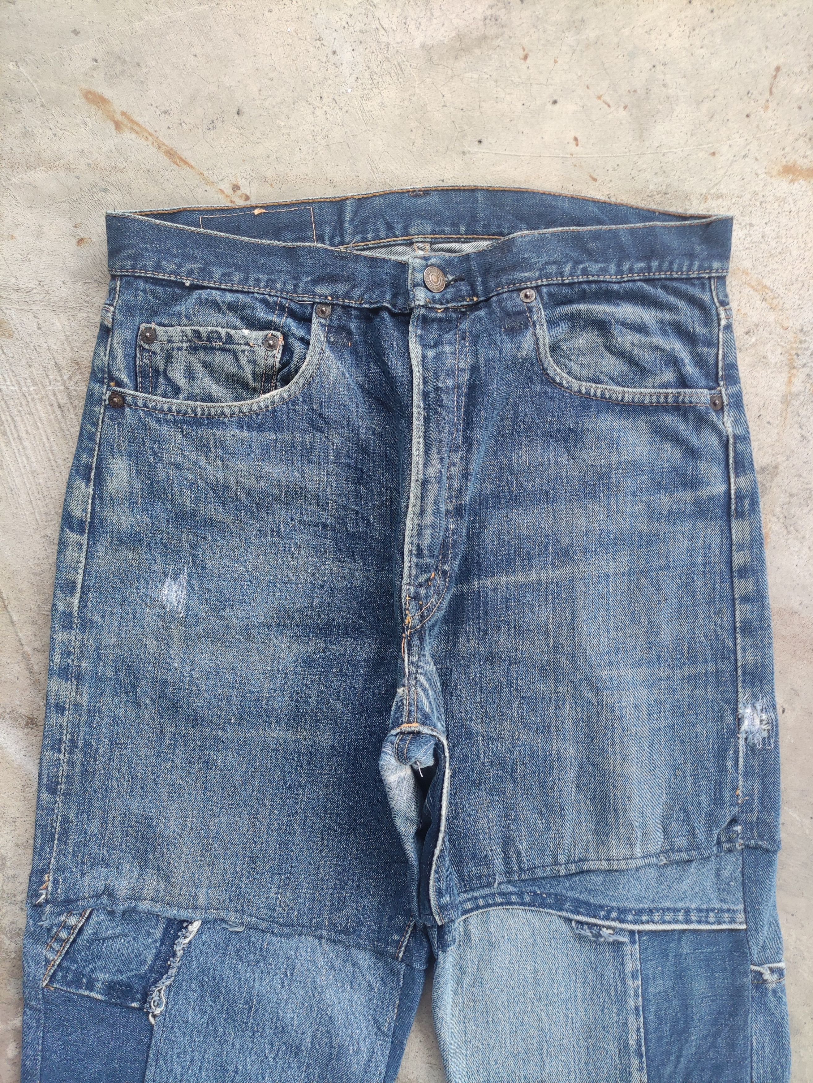 Levi's Vintage Levis 505 60s Petchvork Button No5 W32 Size US 32 / EU 48 - 3 Thumbnail