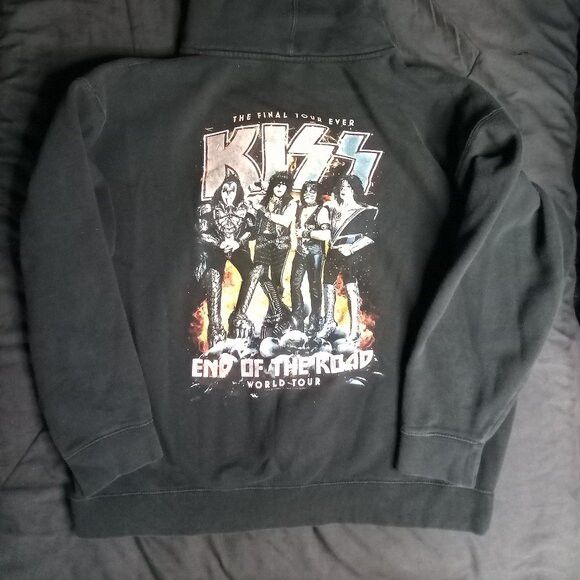 KISS Kiss End Of The Road Final Tour Zipper Hoodie Sweatshirt Size US XXL / EU 58 / 5 - 6 Thumbnail