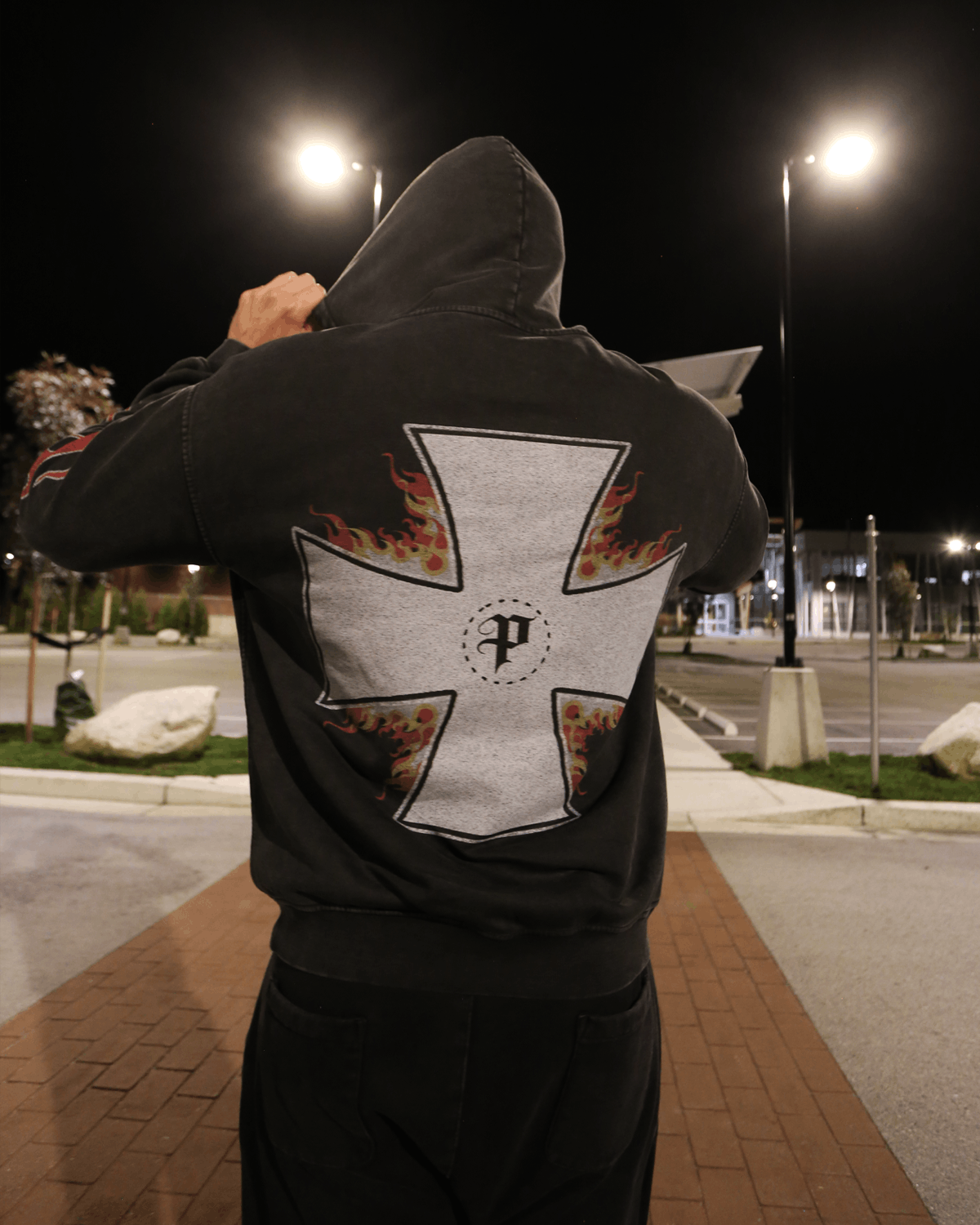 PHASE Garments Red Flamme Pullover Sweatshirt Size 2X-Large Size US XXL / EU 58 / 5 - 4 Thumbnail