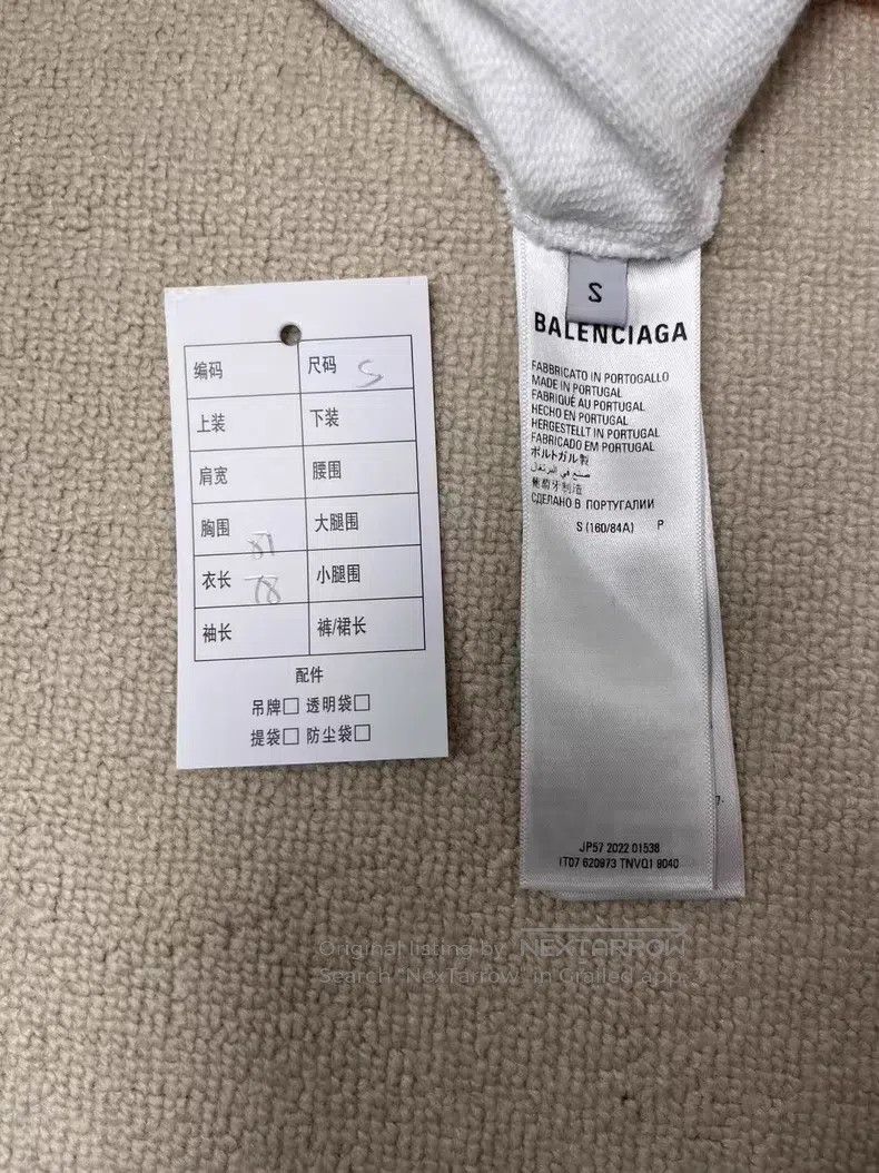 Balenciaga Balenciaga Alphabet Logo Printed Hooded Long Sleeve Sweats Size US S / EU 44-46 / 1 - 4 Thumbnail